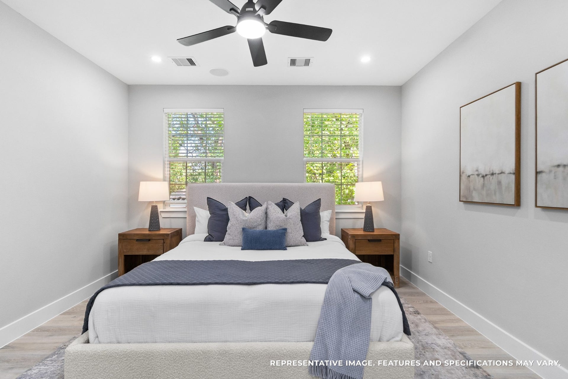 825 Paul Quinn Street, #B, Houston, TX 77091 At night, you sink into your bed beneath the glow of warm bedside lamps, the perfect way to wind down after a busy day.