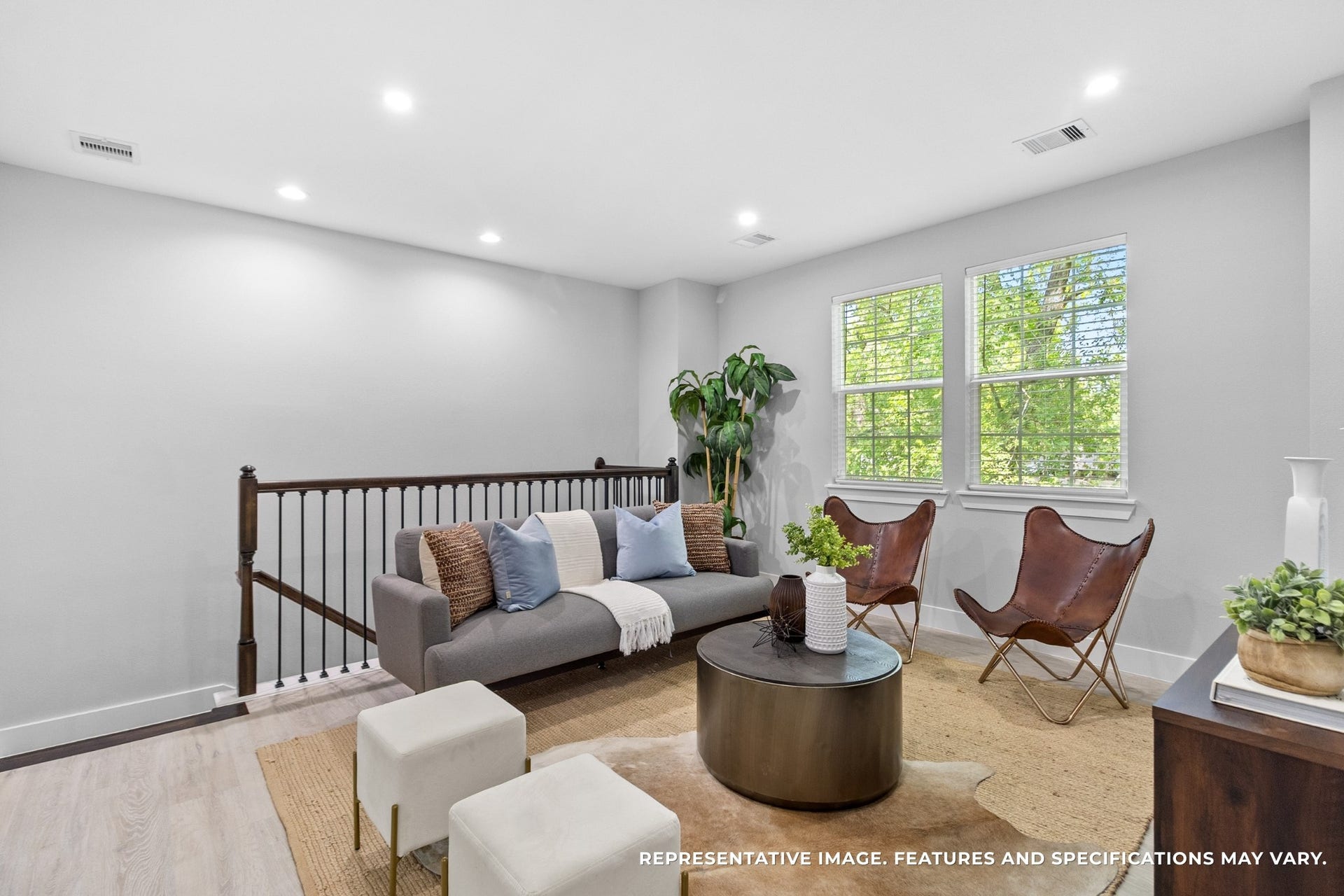 825 Paul Quinn Street, #B, Houston, TX 77091 With its open railing overlooking the stairs, the loft feels connected yet private, giving you a retreat within your own home.