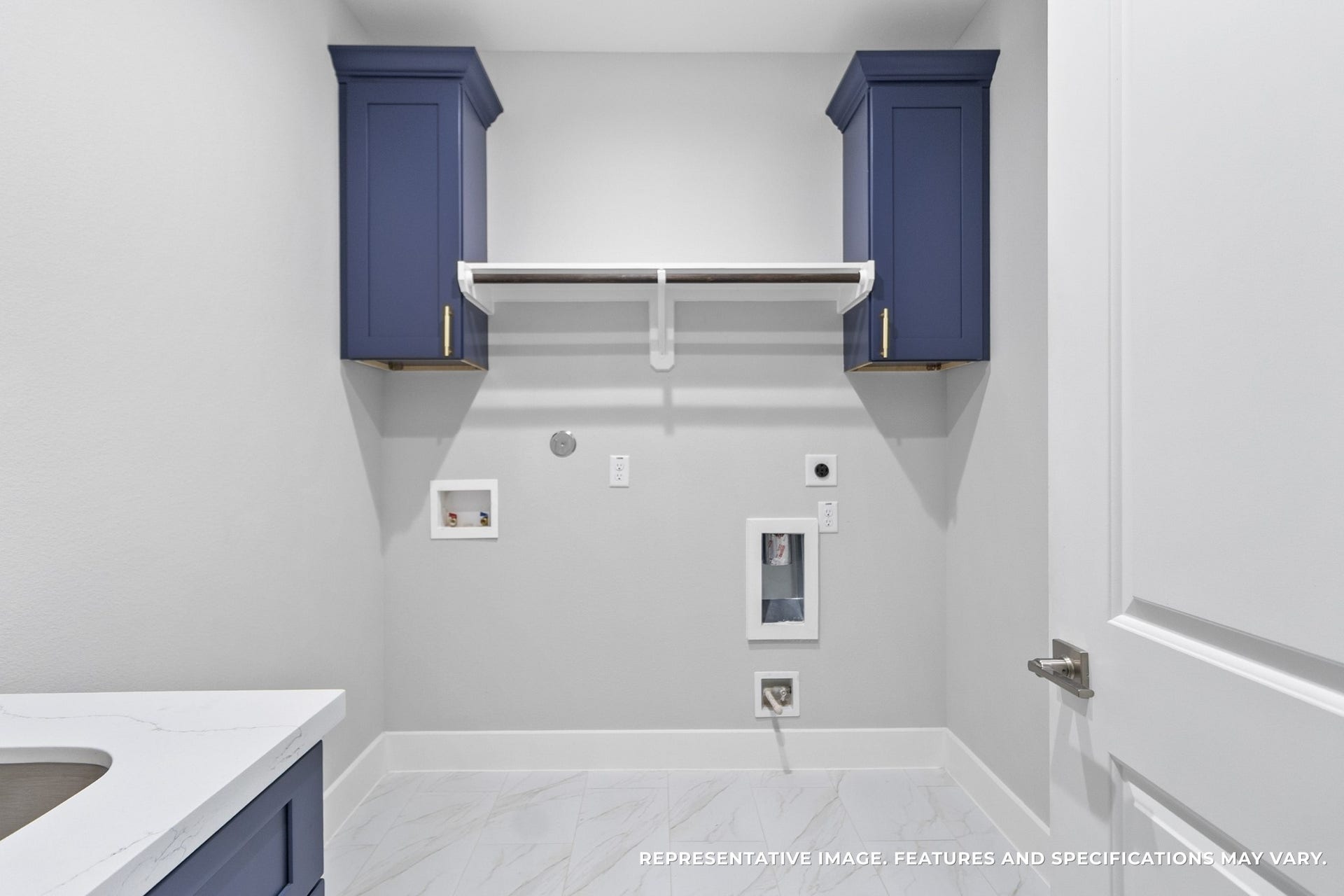 825 Paul Quinn Street, #B, Houston, TX 77091 Laundry days are no longer a chore in your dedicated utility room. With sleek cabinetry for storage and open shelving for supplies, you keep everything tidy and accessible, making this space as functional as it is stylish.