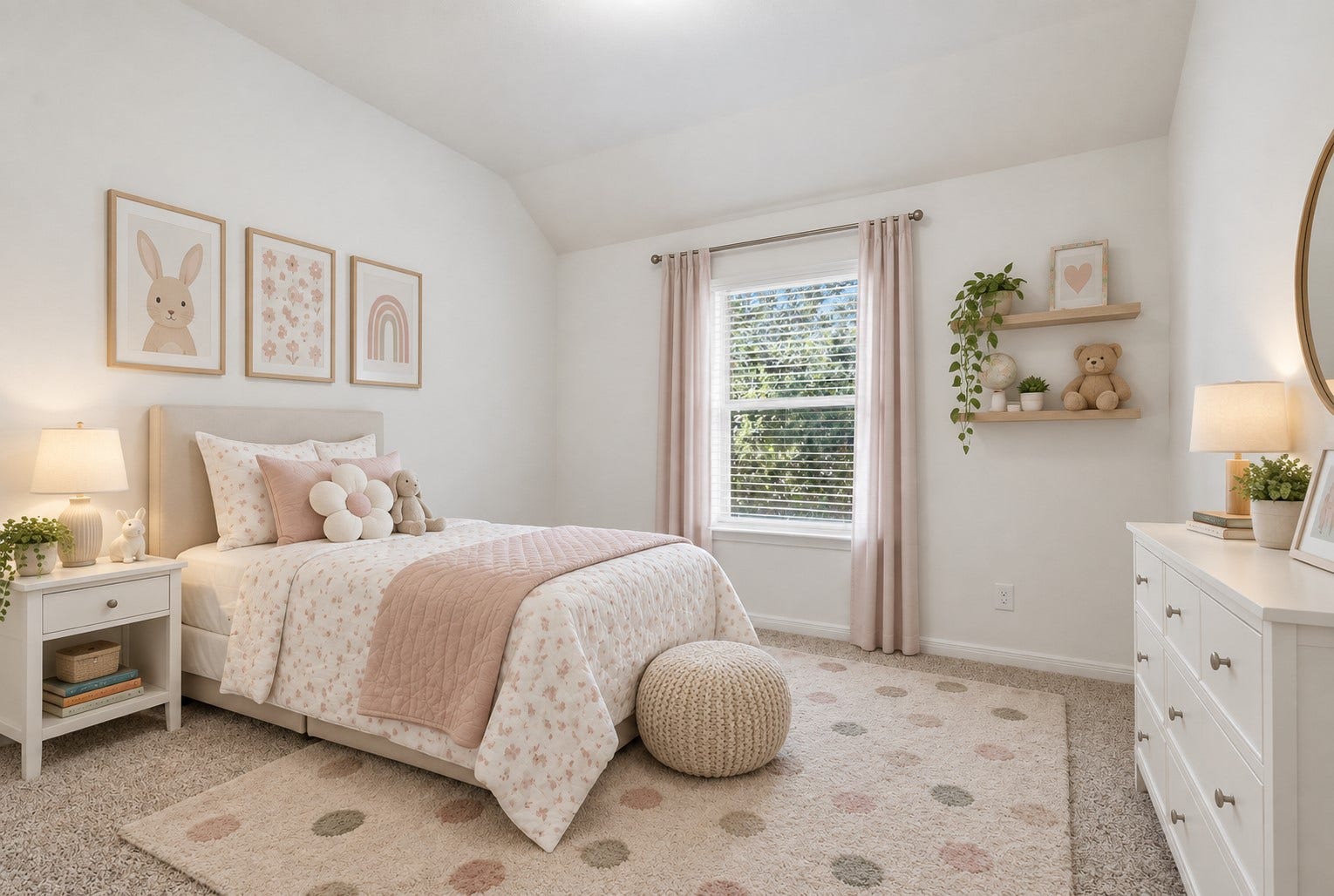 11723 Giovanni Lane, Richmond, TX 77406 A Charming Bedroom with a Cozy Feel! This lovely secondary bedroom offers plush carpeting, a bright window, and a comfortable layout with room for furnishings and dcor. The neutral finishes and natural light create a cheerful, inviting space that is ready to make your own. *Photo is virtually staged*