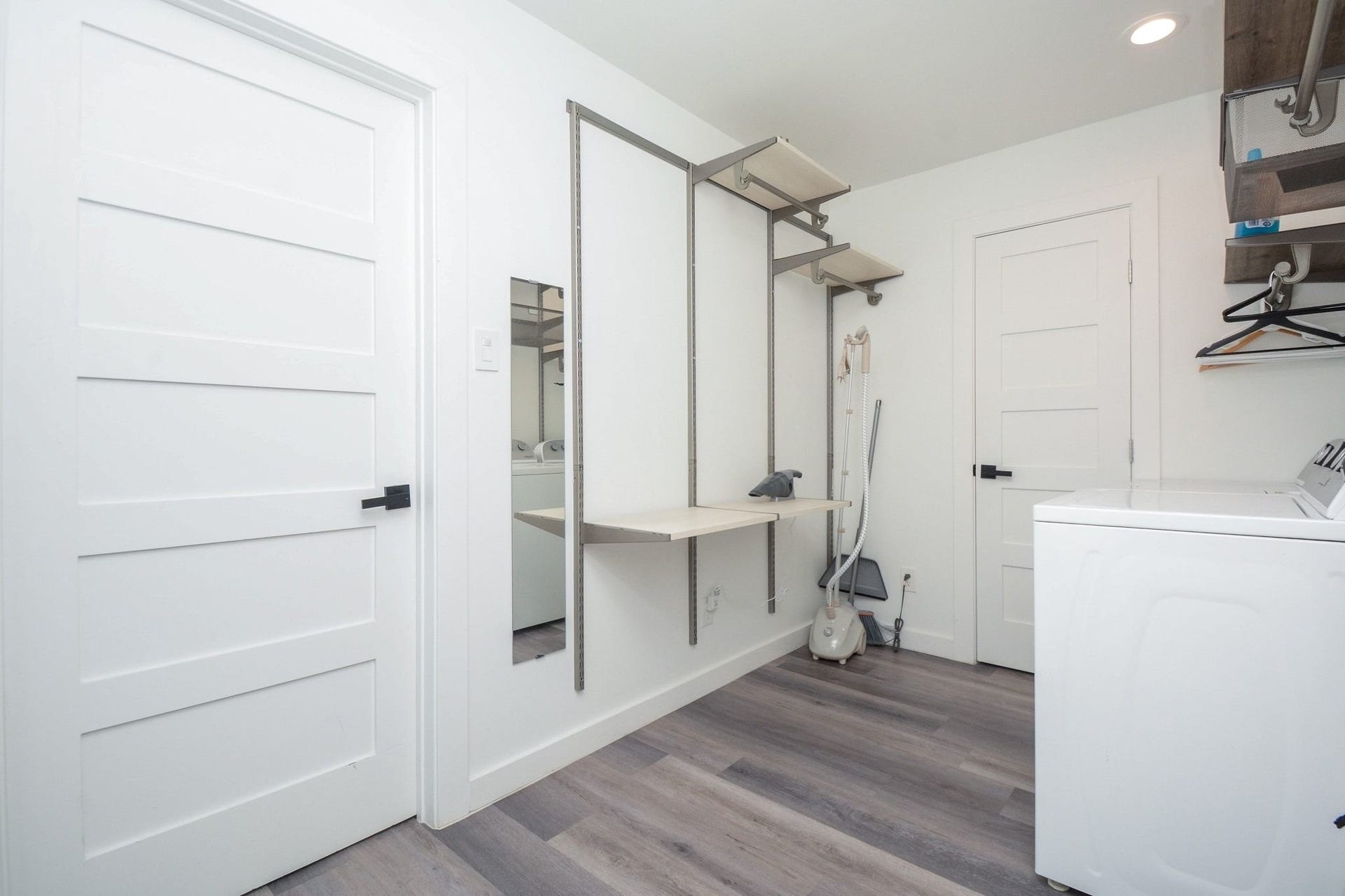 Spacious Closet for Master Bedroom. Washer/Dryer can be moved to garage