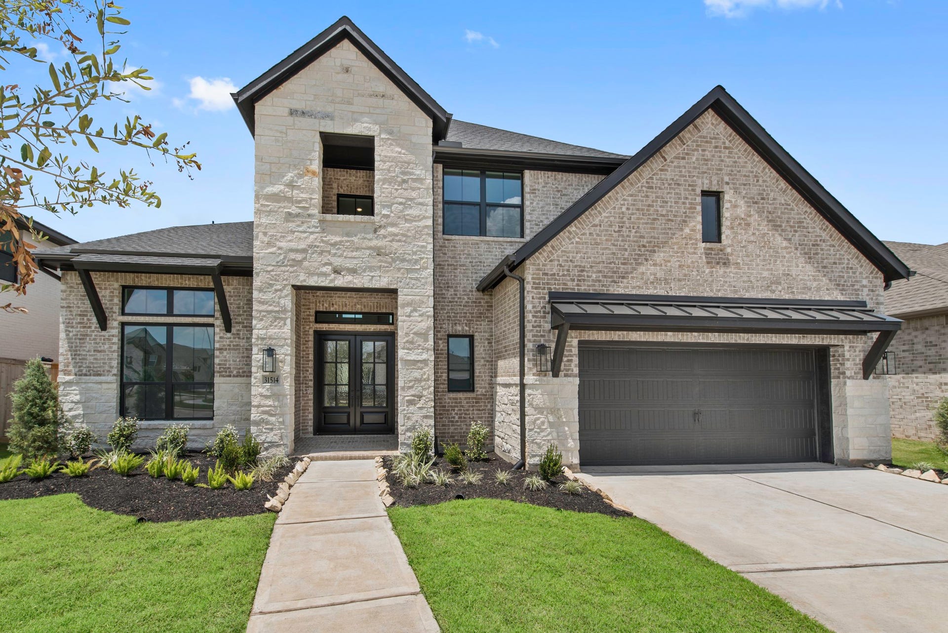 31514 Meadow Run Lane, Fulshear, TX 77423 Move-In Ready! Westin Homes | Asher IX New Construction. Grass is digitally enhanced.