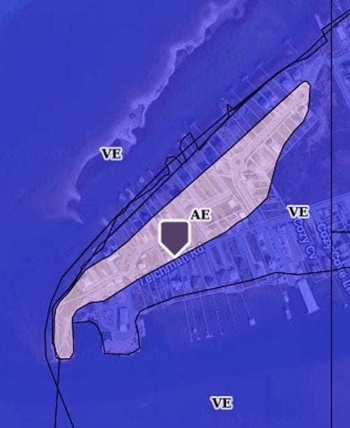 9614 Teichman Road, Galveston, TX 77554 AE Flood Zone