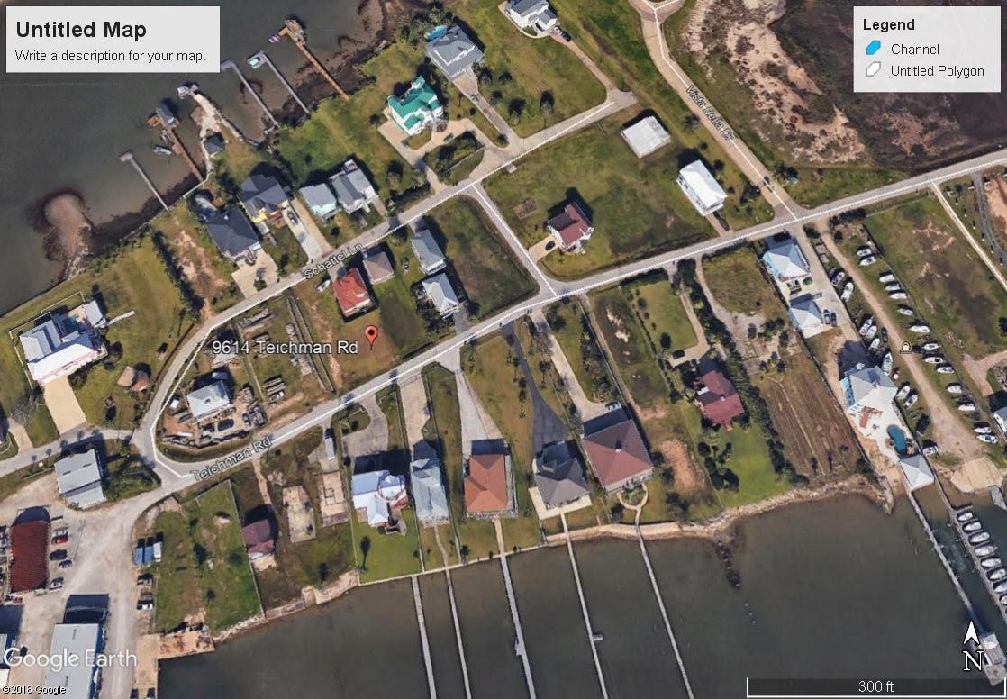 9614 Teichman Road, Galveston, TX 77554 Centrally Located easy access to 45, boating, and fishing in your back yard.