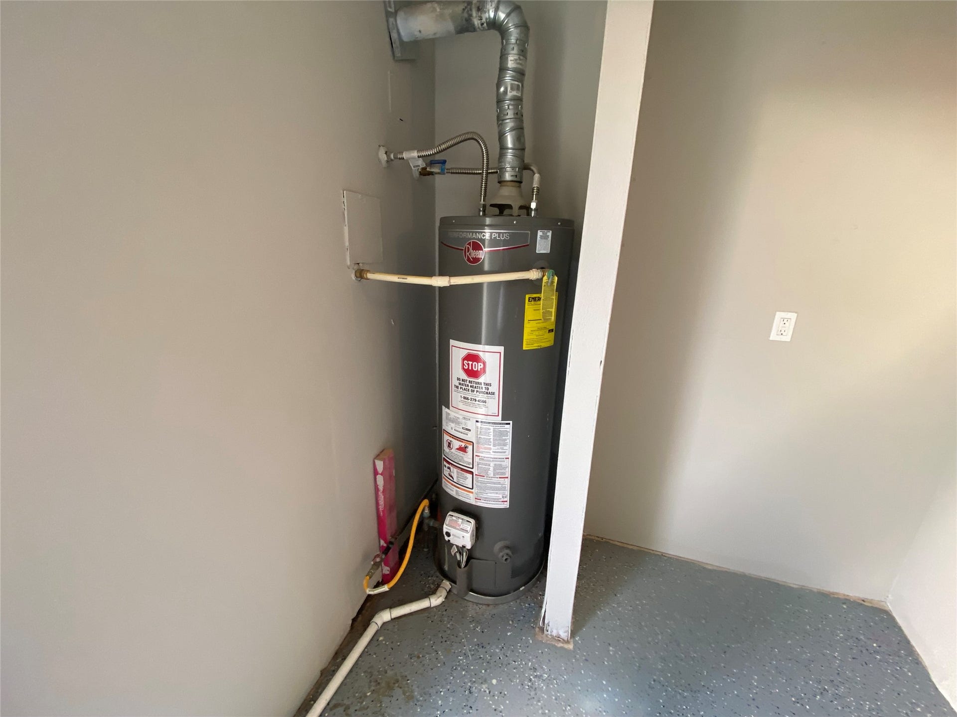 NEW WATER HEATER