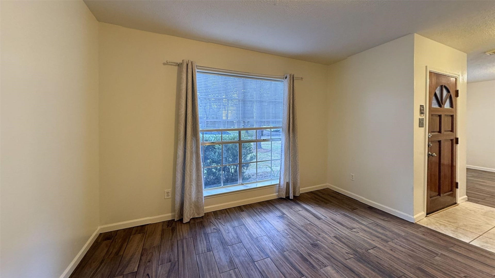 Living room by the front  entrance