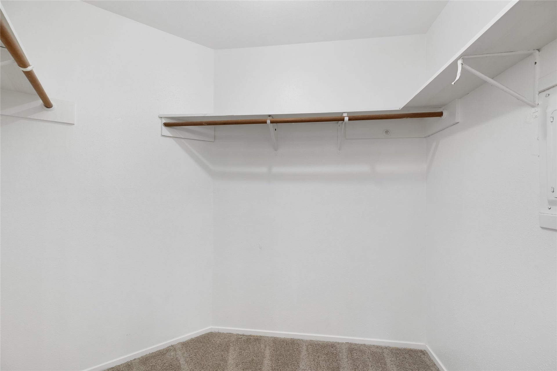 Part of walk-in closet
