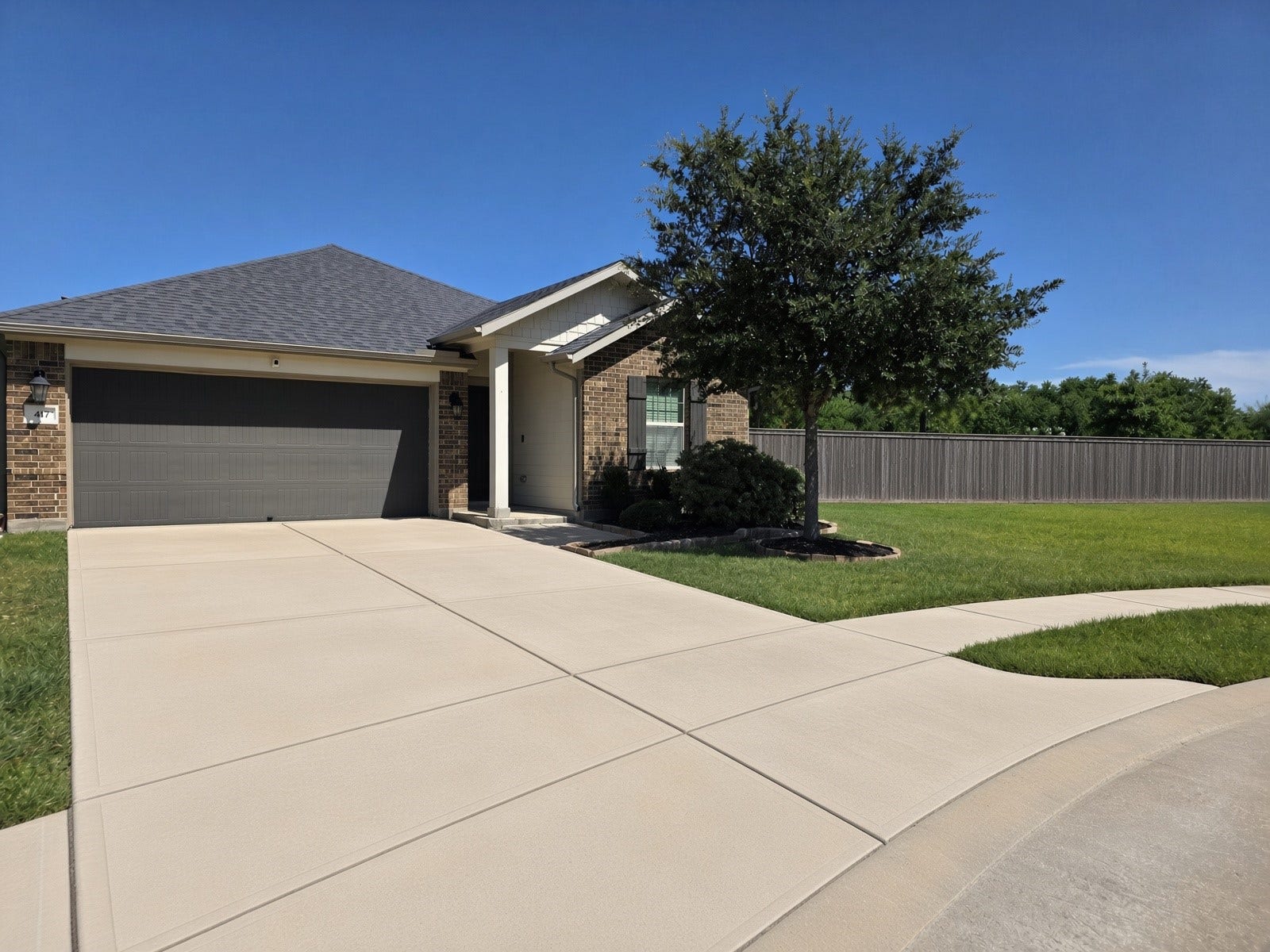 Beautiful newer construction in the fantastic neighborhood of Morgans Landing. One story, with extra-large yard and open space next door.  IN-GROUND POOL!