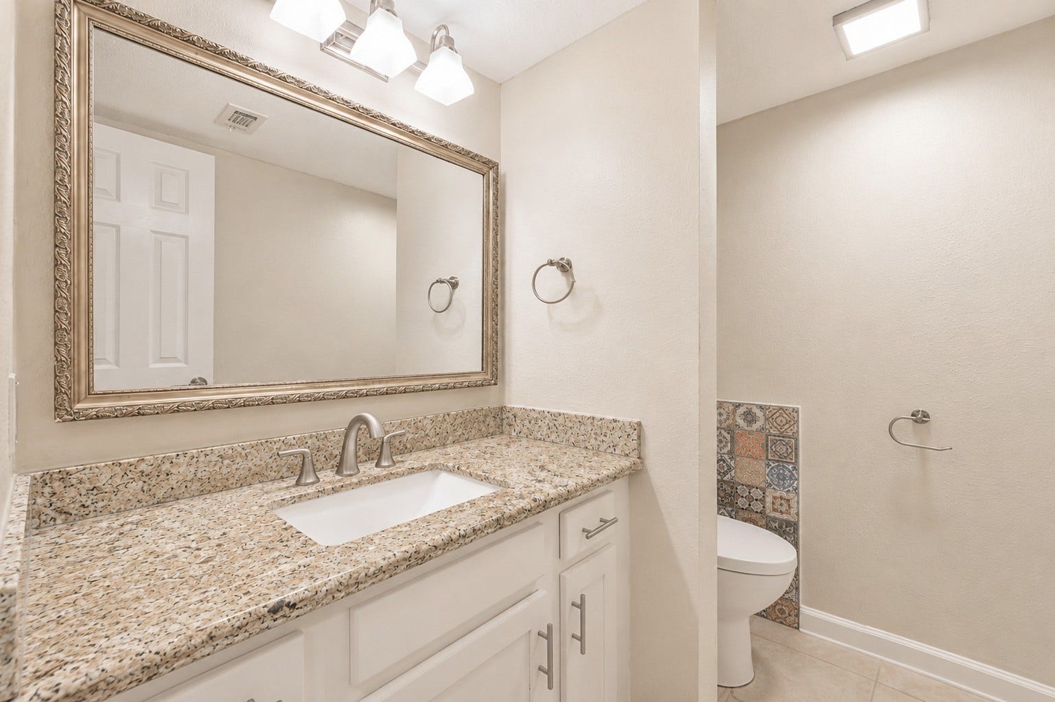 1687 W Sam Houston Parkway S, Houston, TX 77042 Half bath. Downstairs