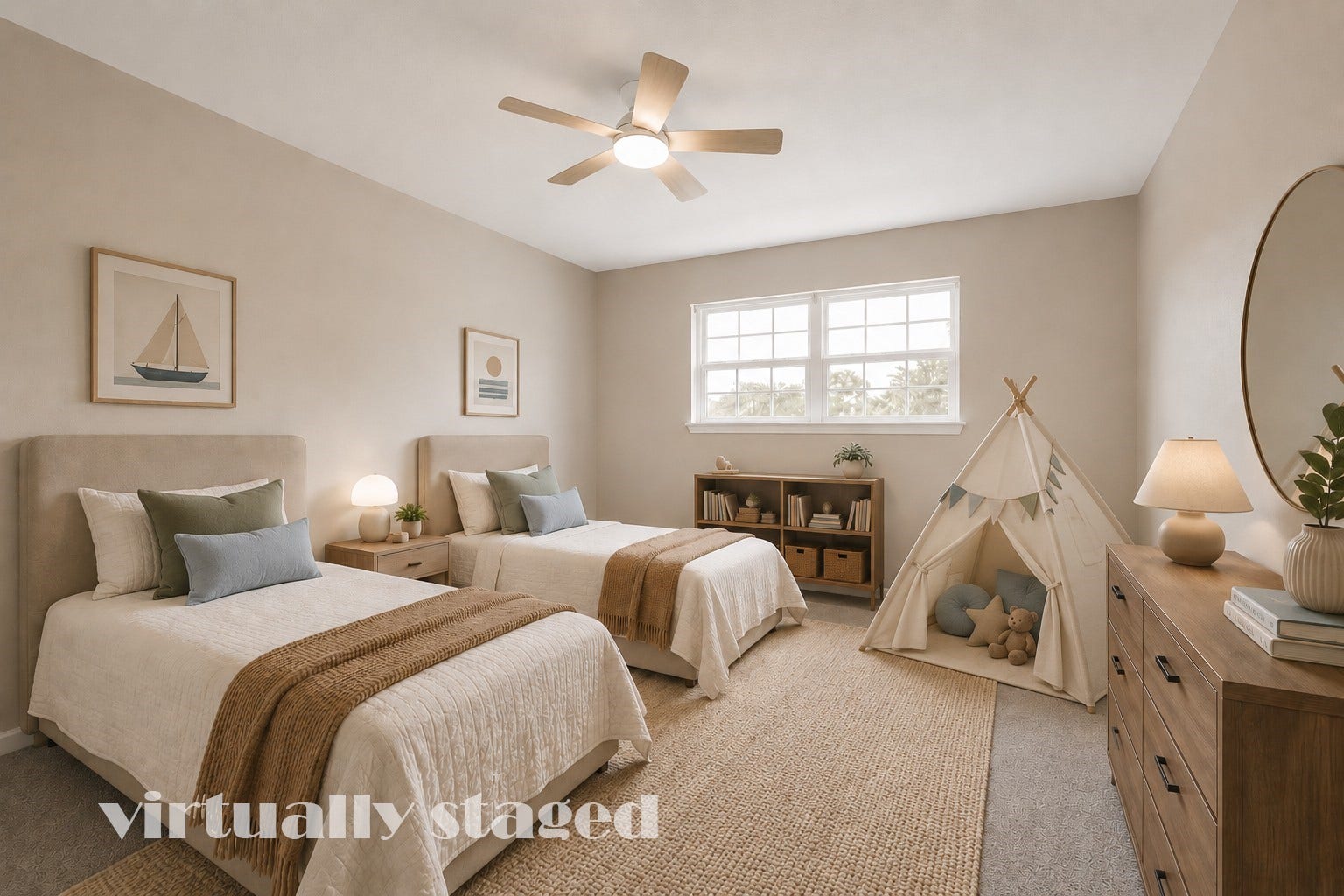 1687 W Sam Houston Parkway S, Houston, TX 77042 Bedroom 2. Upstairs