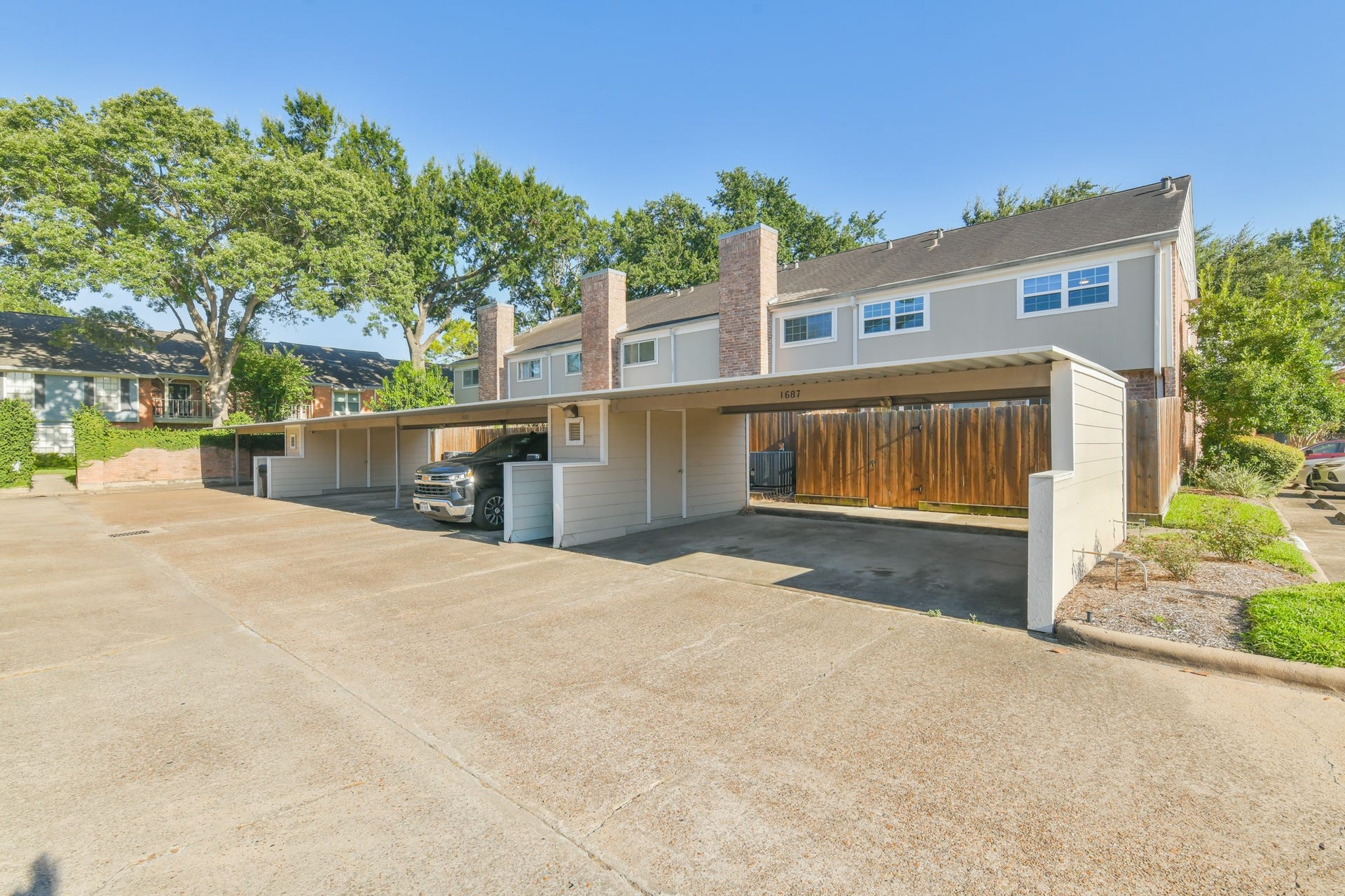 1687 W Sam Houston Parkway S, Houston, TX 77042 Back Entrance/ Carport