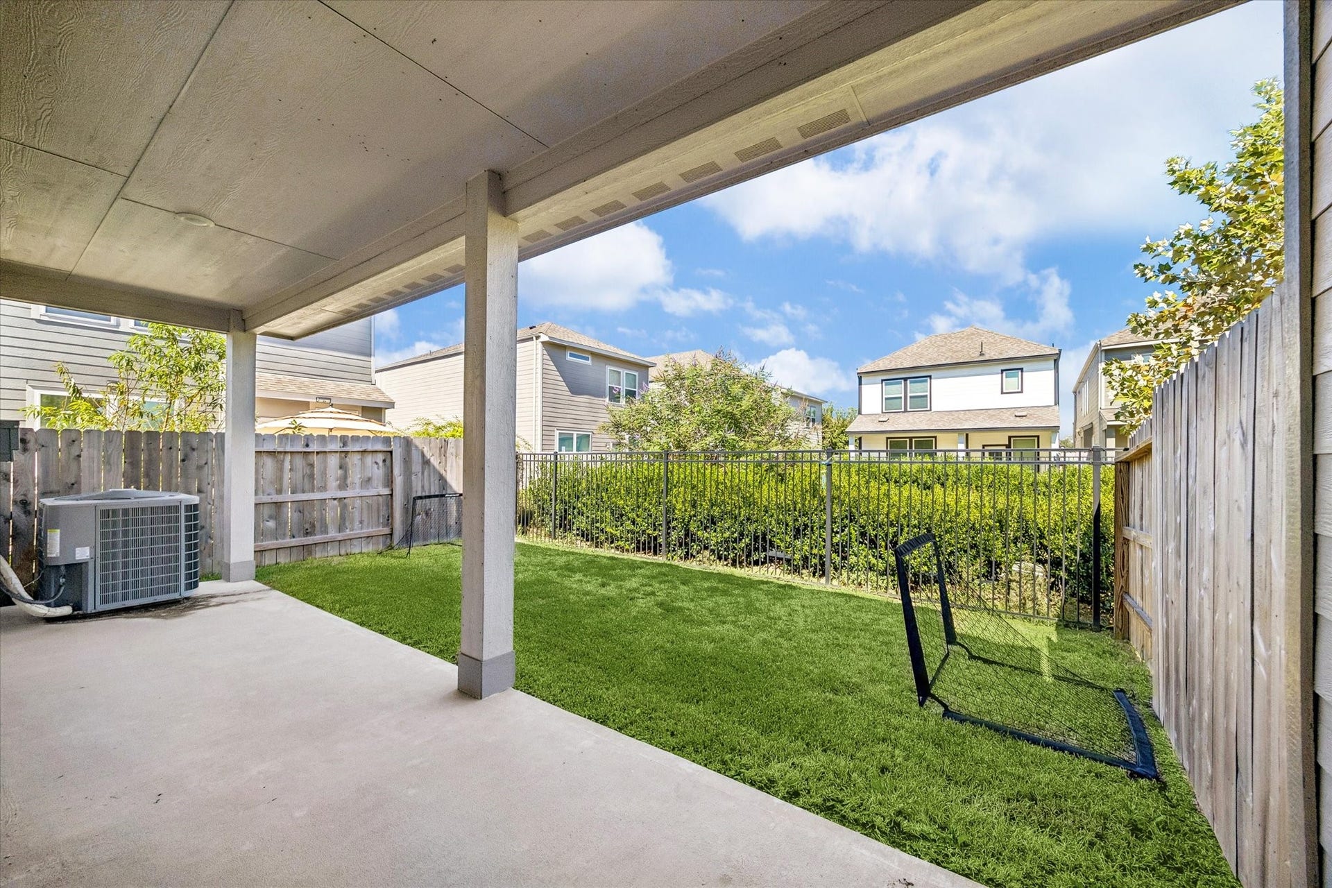 14838 Silent Gulf Avenue, Houston, TX 77082 Step outside and discover an outdoor setting ready for quiet mornings, fresh air, and a little relaxation at the end of the day.