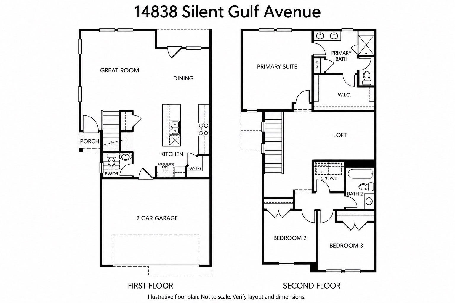 14838 Silent Gulf Avenue, Houston, TX 77082 Floor Plan