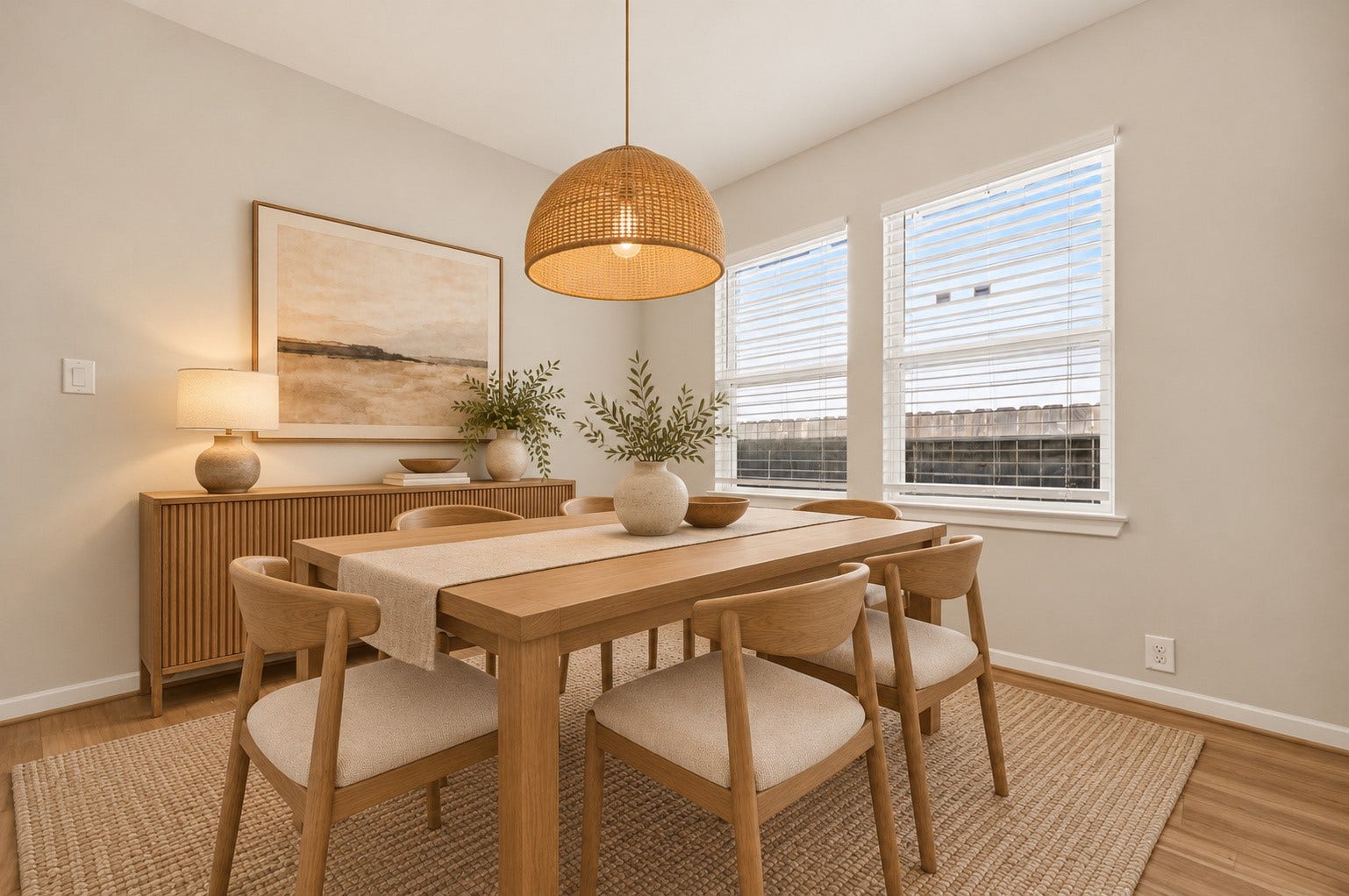 7819 Wyndham Harbor Court, Richmond, TX 77407 AI Staging Dining Room