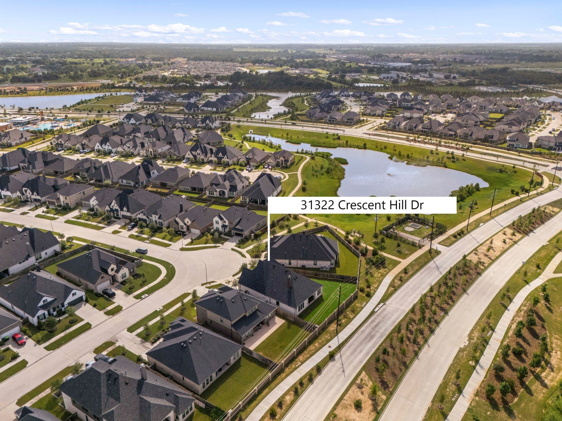 31322 Crescent Hill Drive, Fulshear, TX 77441 Incredible convenience right at your fingertips. This highlighted home offers seamless access to major thoroughfares like I-10 and the Grand Parkway (Highway 99), making commutes a breeze. Enjoy being just minutes from top-tier shopping and dining hubs, including Katy Mills Mall, local grocery options, and vibrant commercial centers.