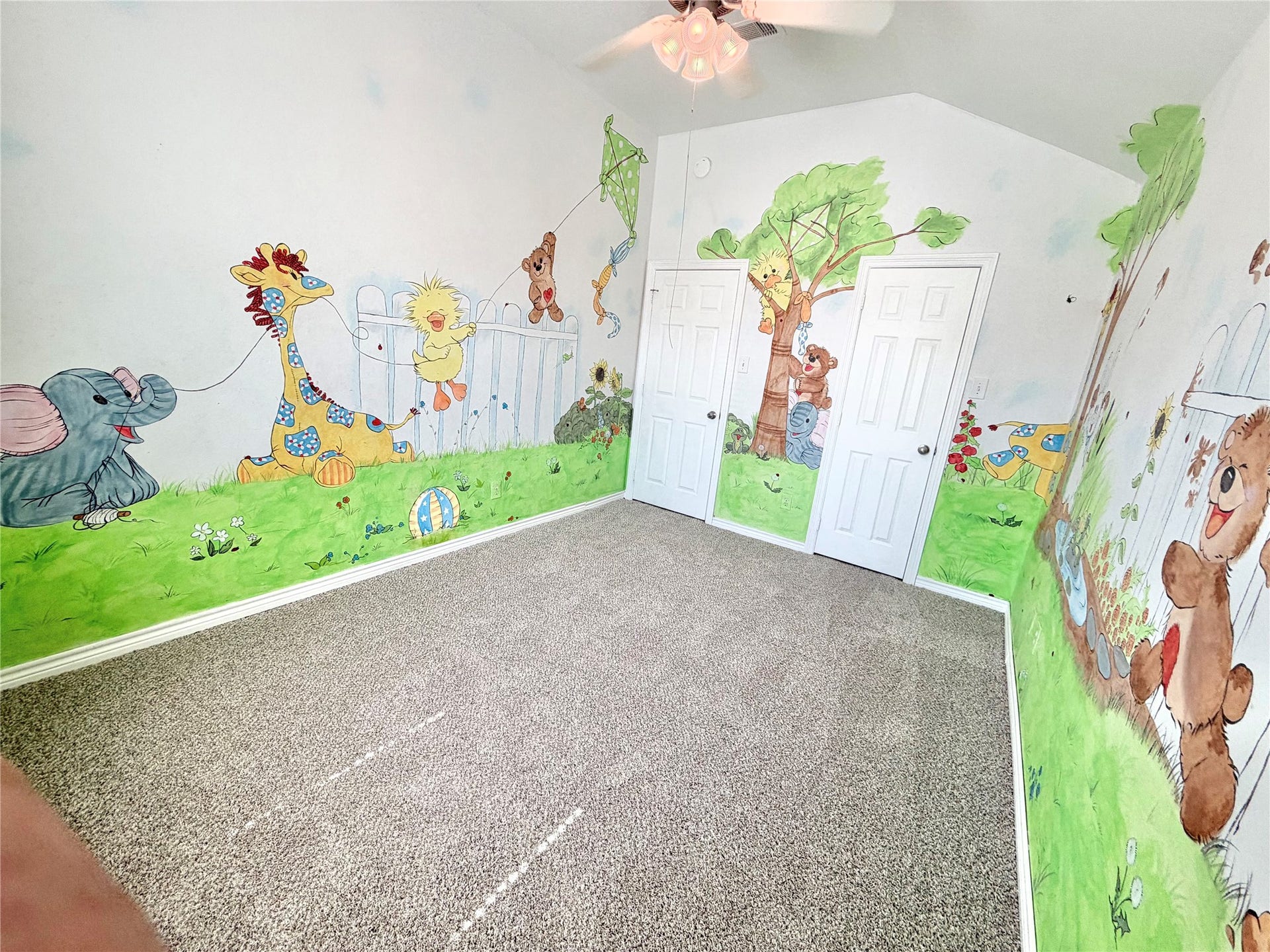 7818 Red Oak Lane, Texas City, TX 77591 Bedroom #3, also with beautiful custom, hand painted murals