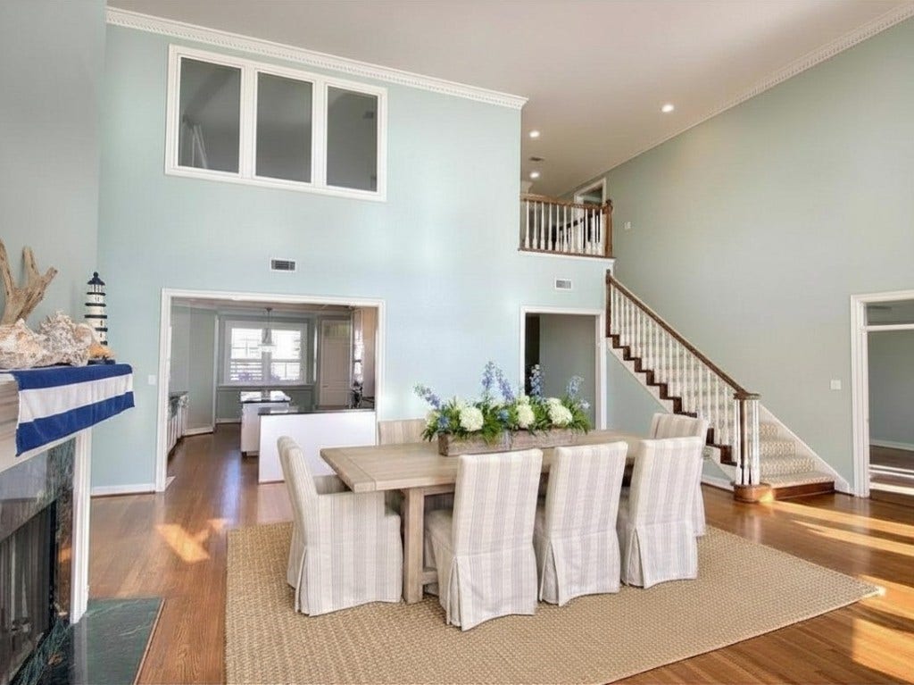 919 Long Reach Drive, Tiki Island, TX 77554 Virtual photo to show dining space.