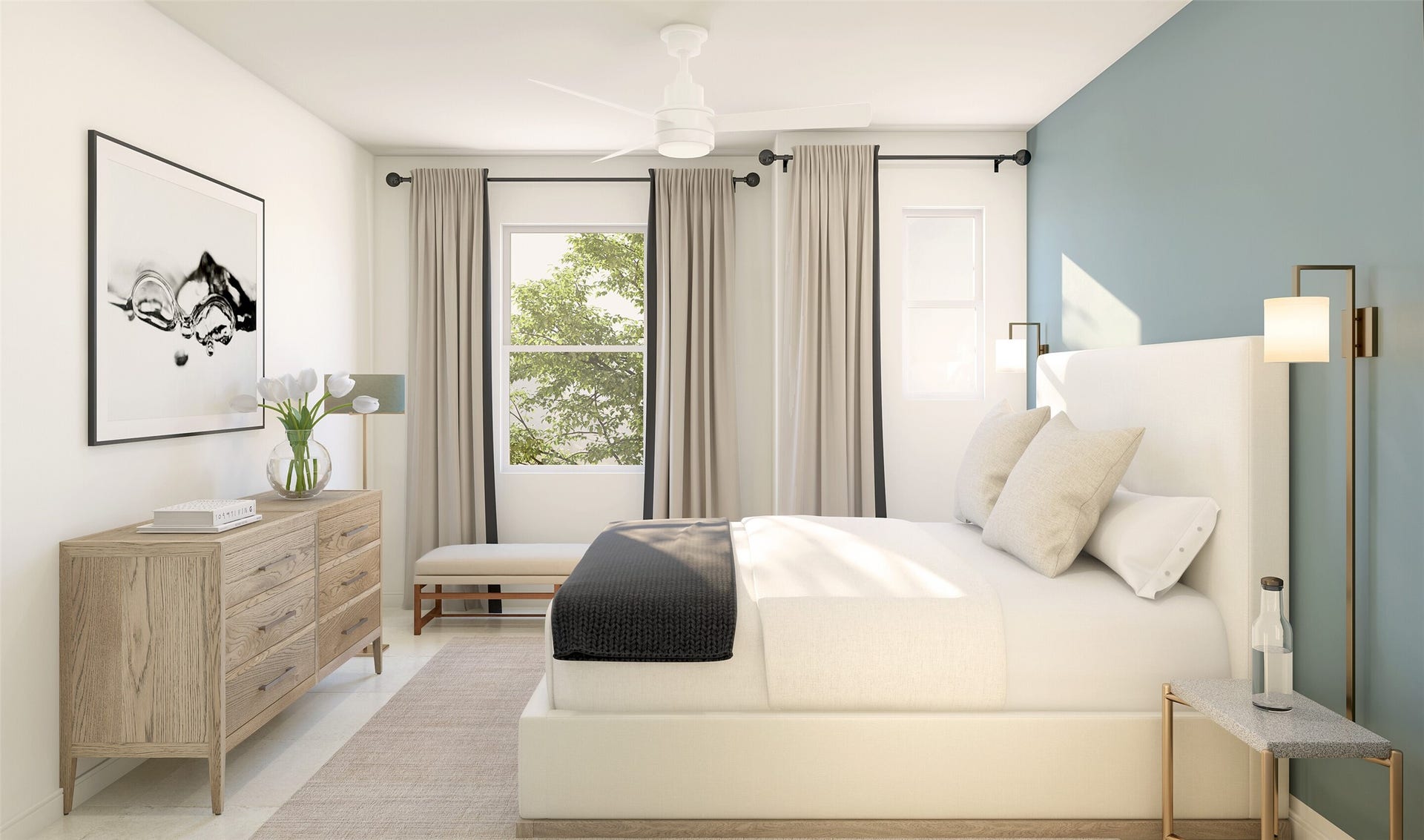 3041 Poplar Bluff Road, Magnolia, TX 77363 Extra Suite (*Artist rendering used for illustration purposes only. Colors/finishes may differ from the ones currently selected in the home.)