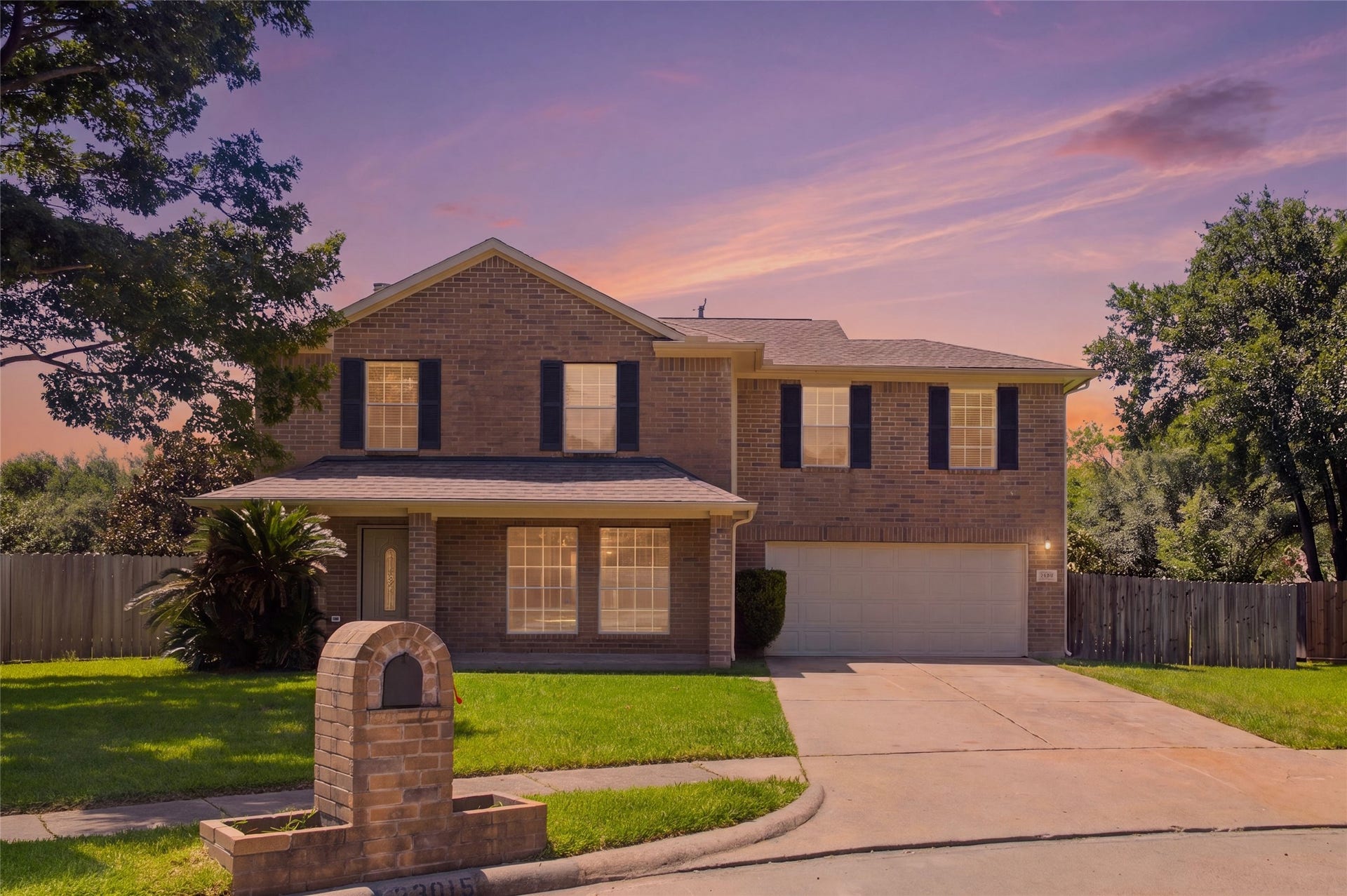 23015 Powell House Lane, Katy, TX 77449 Large Cul-de-sac Brick Home