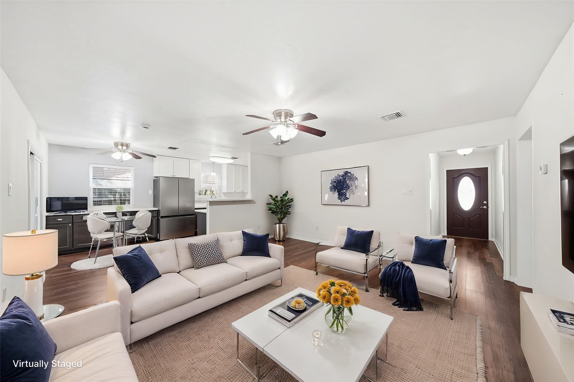 5208 Cunningham Drive, Pearland, TX 77581 VIRTUALLY STAGED with different layout of furniture. The design options are endless.