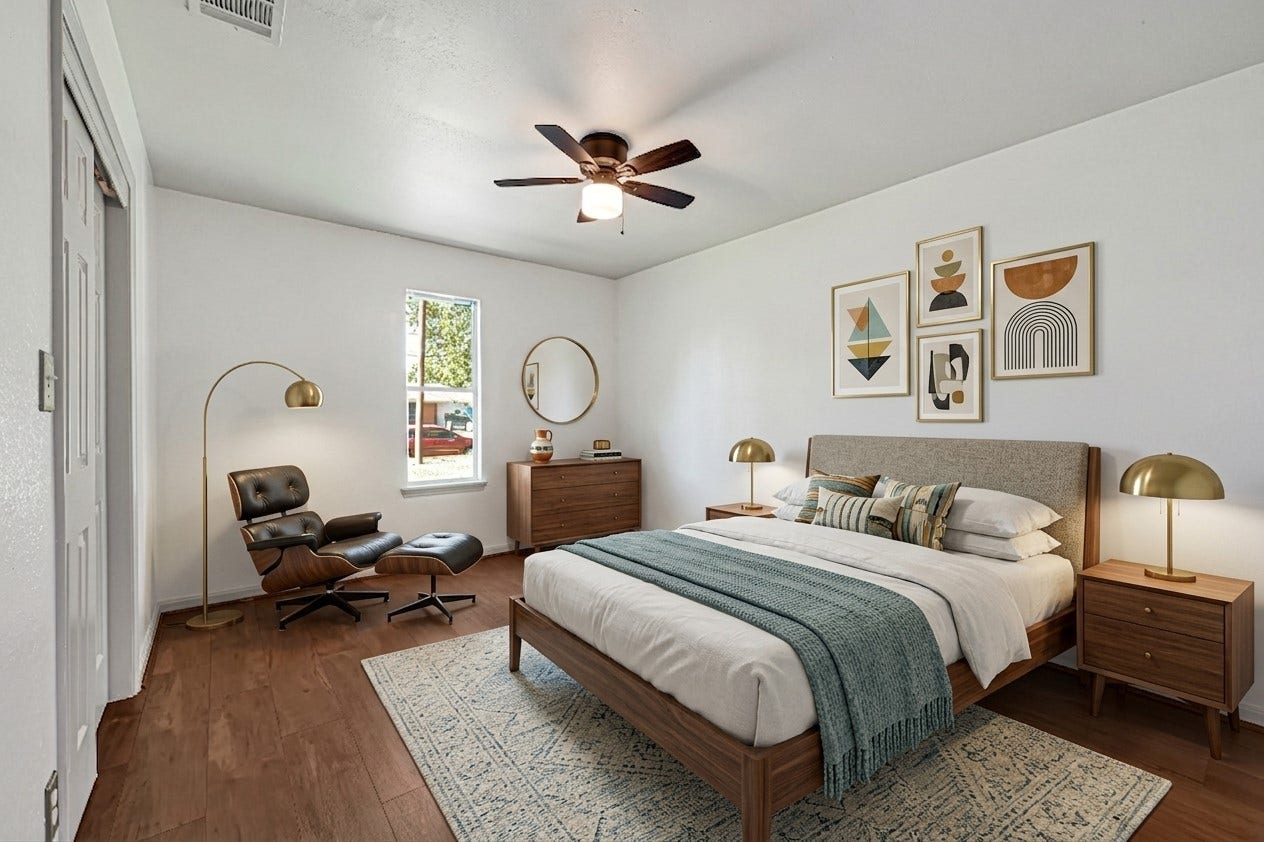 209 W 6th Street, Deer Park, TX 77536 Virtually staged primary room