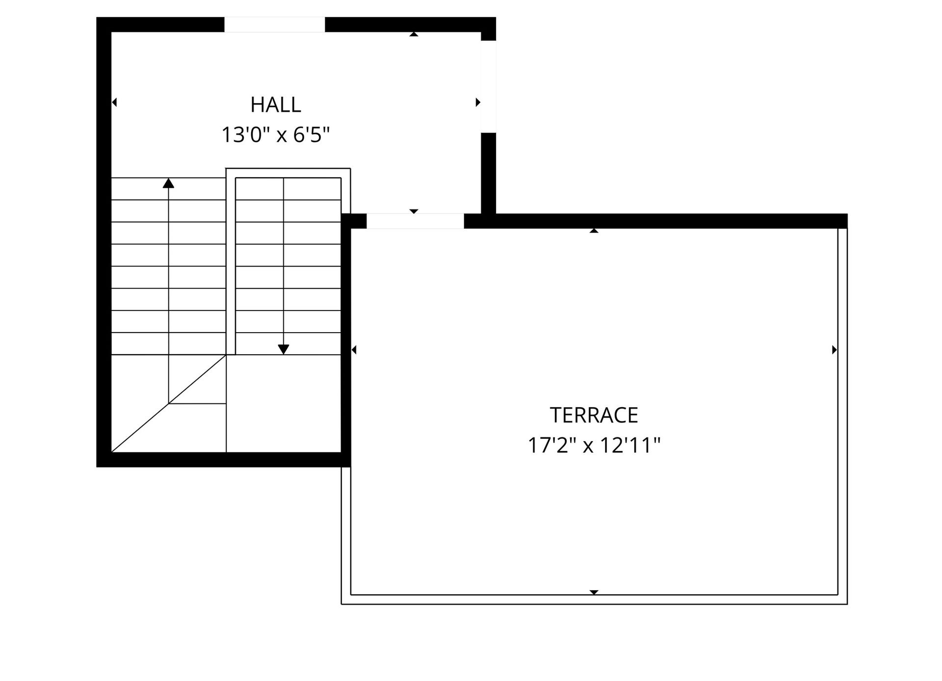 1005 Bingham Street, #5, Houston, TX 77007 Fourth-floor floor plan