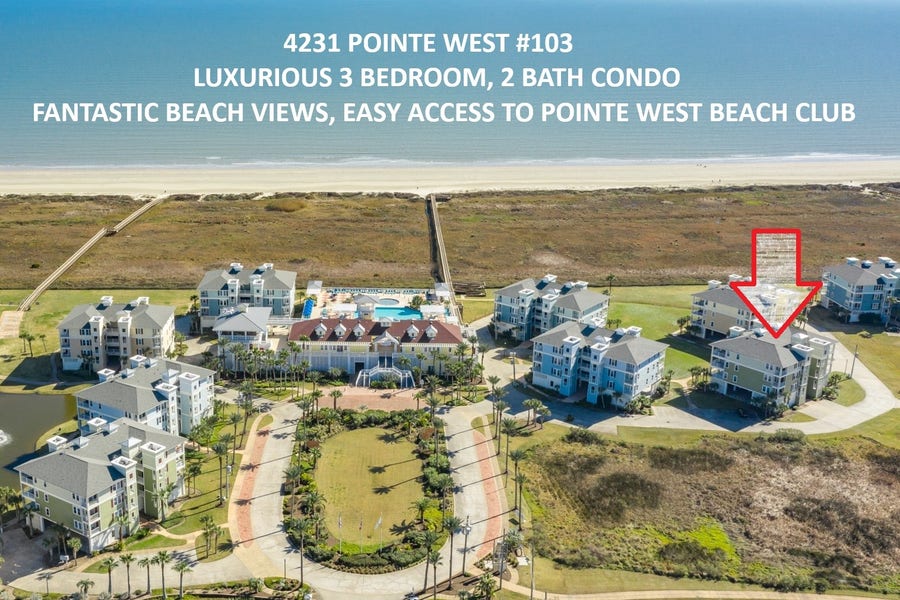 Property photo for 4231 Pointe West, #103, Galveston, TX
