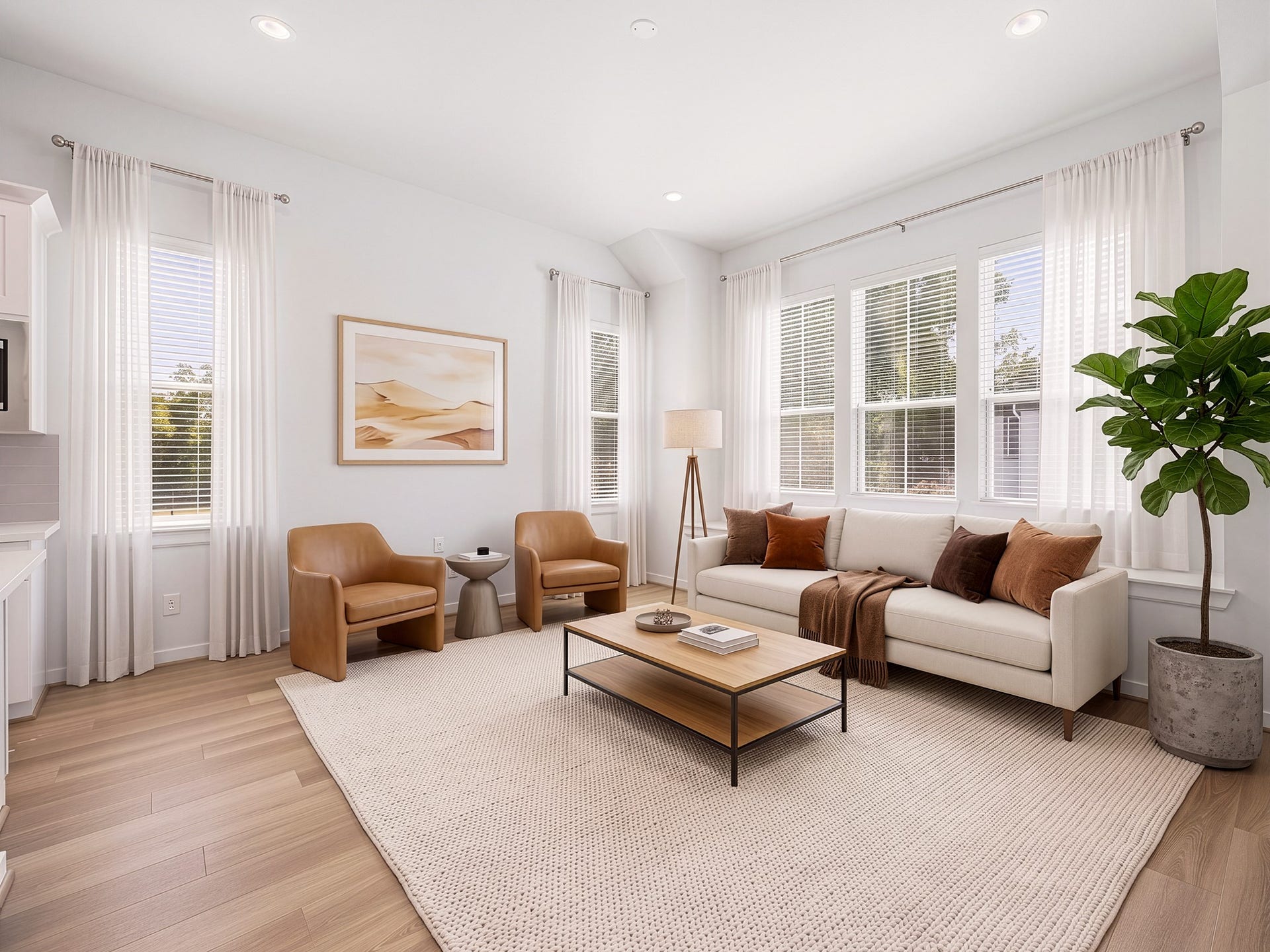13 & 17 Fulton Row Lane, Houston, TX 77076 Living Room Area