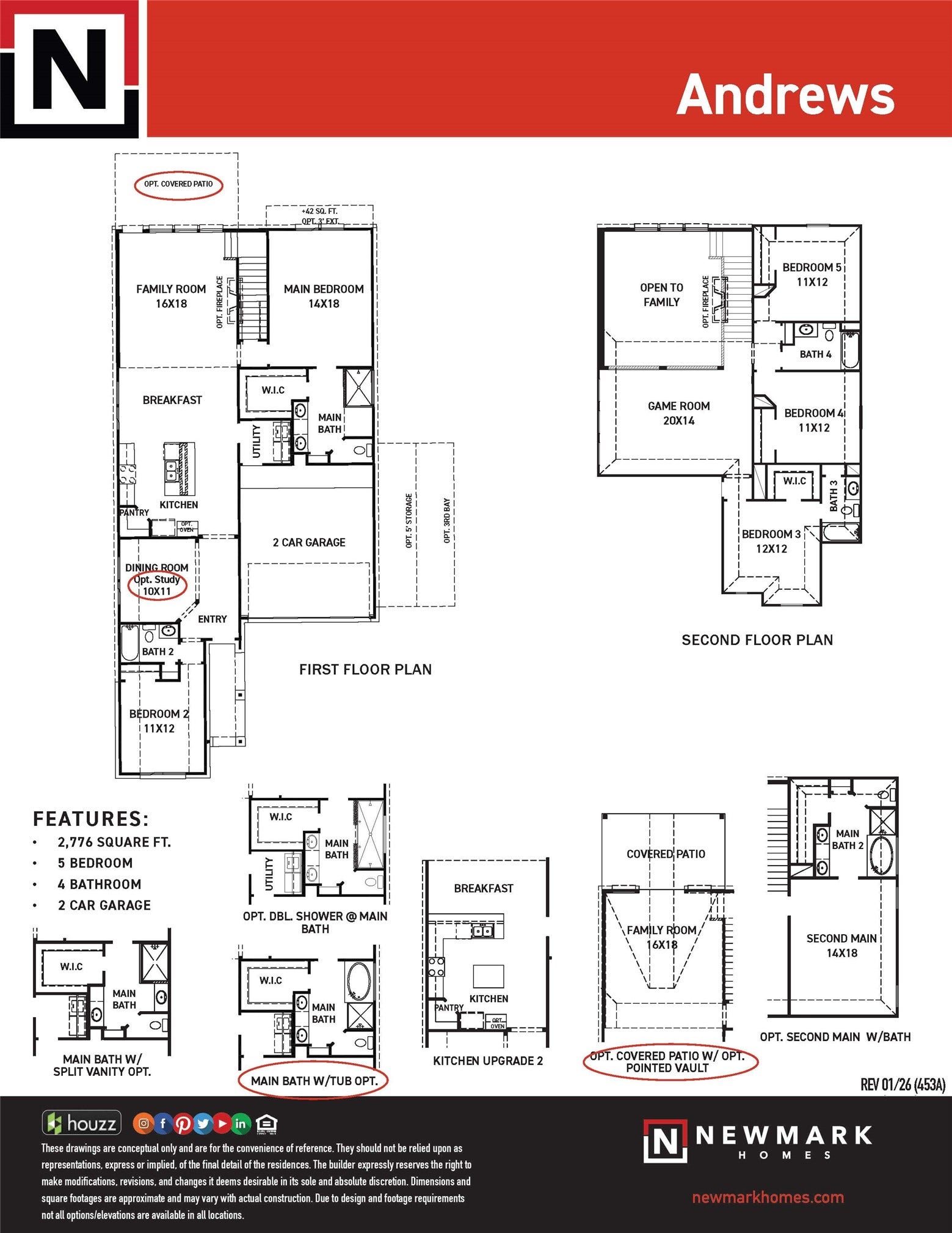 7439 Fraser Peak Drive, Katy, TX 77493 The included options are circled in red.