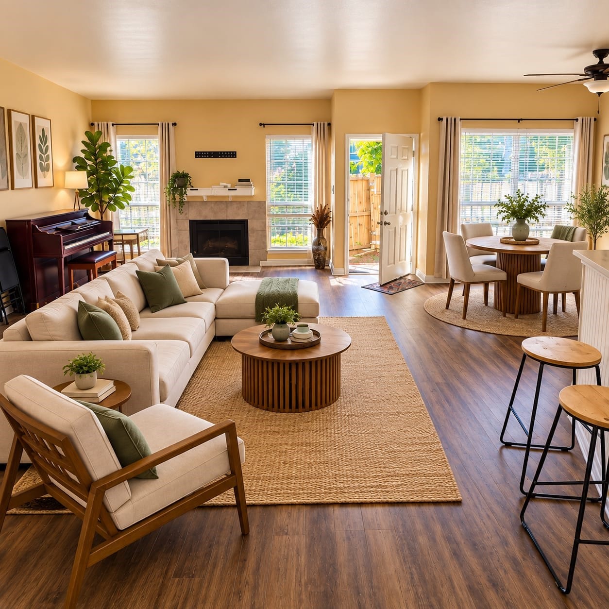 Living room (virtually Staged)