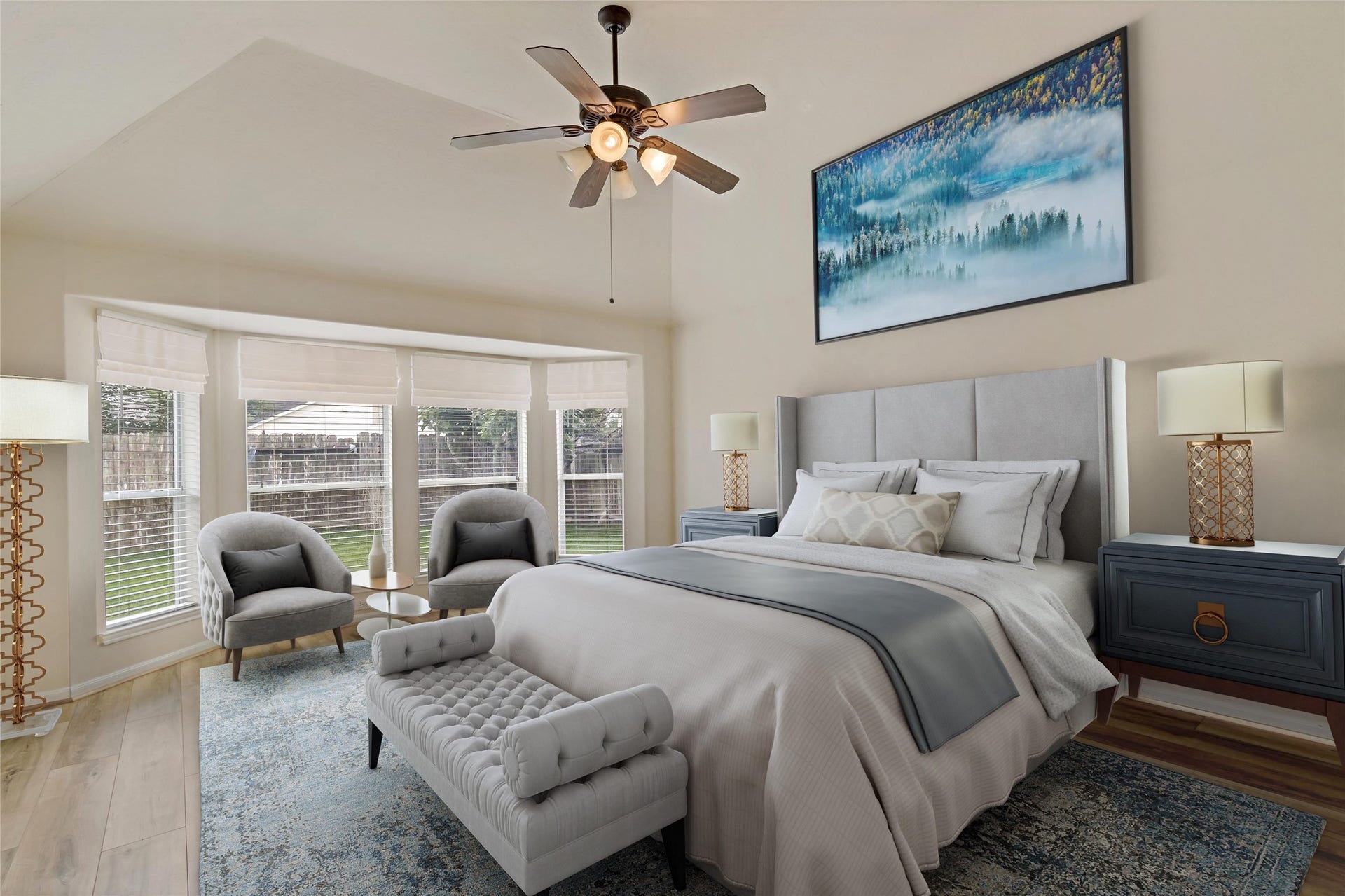 12804 Flat Creek Drive, Pearland, TX 77584 Digital Staged primary bedrooom