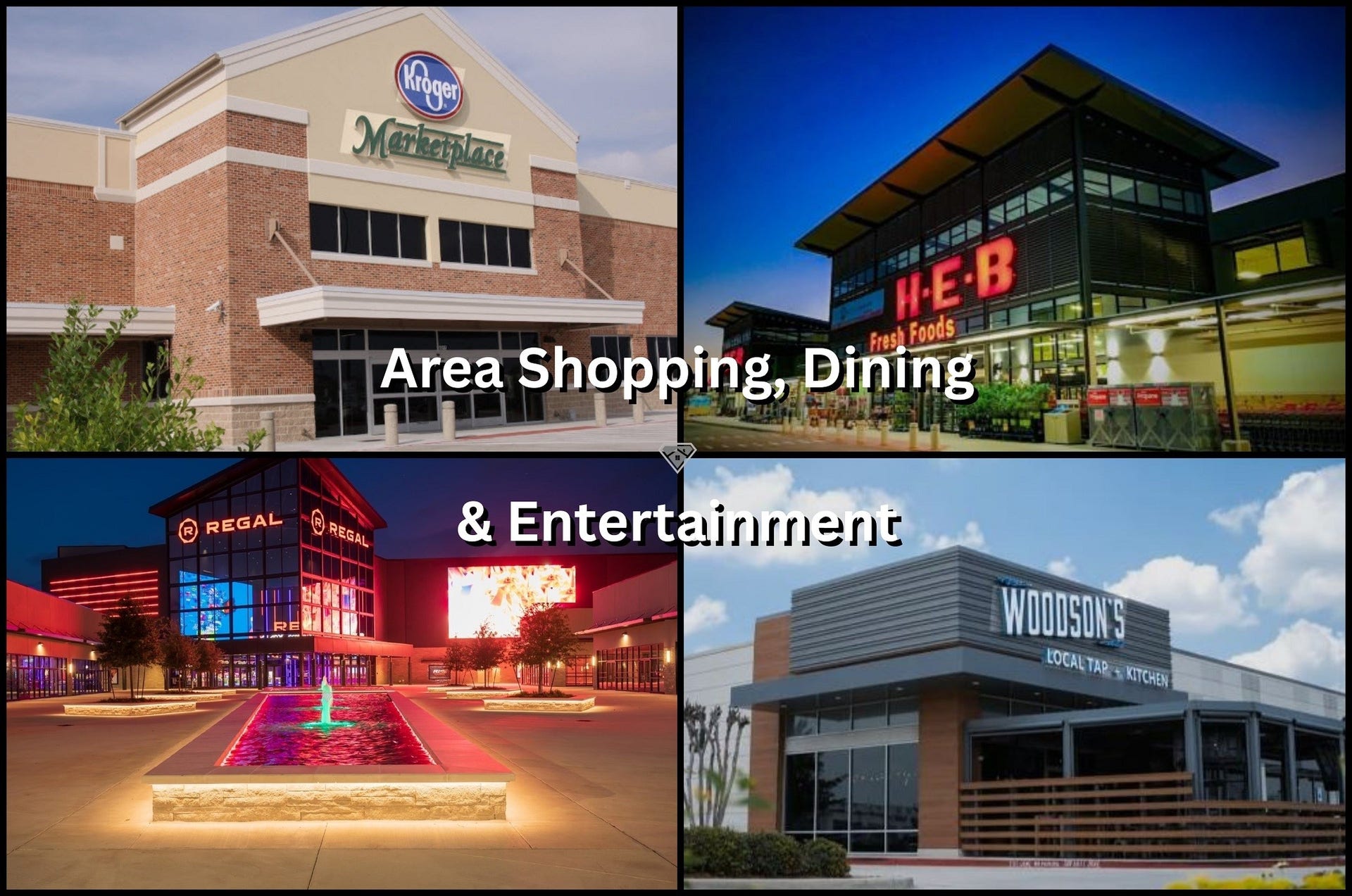 29823 Spring Acres Drive, Spring, TX 77386 Great grocery options just outside the neighborhood.