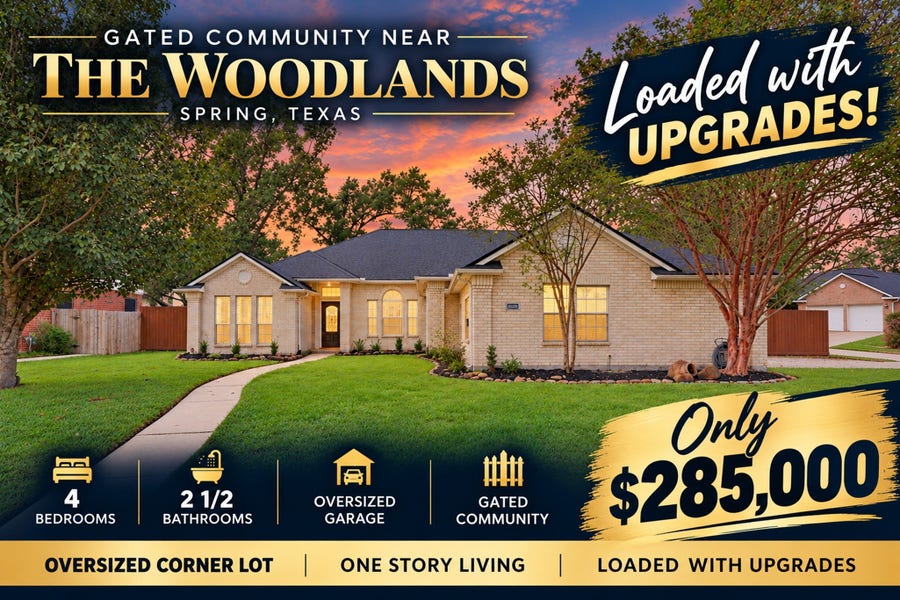 Property photo for 29823 Spring Acres Drive, Spring, TX