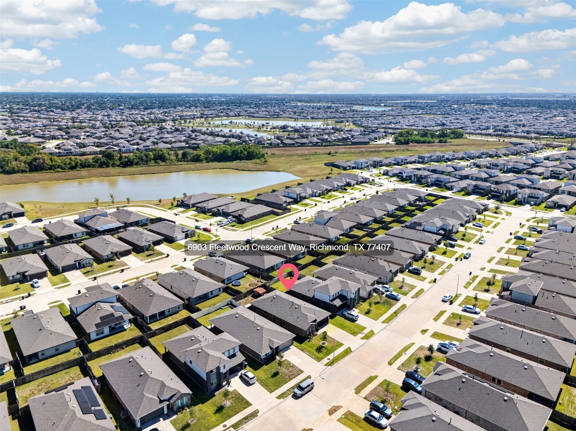 Prime location, 1 block away from trails and pond