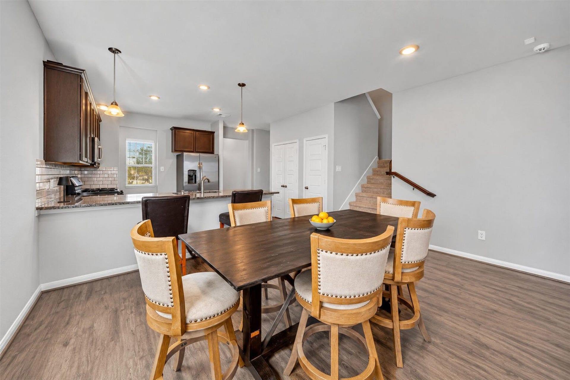 Eat in Dining area is large and great for a large family!
