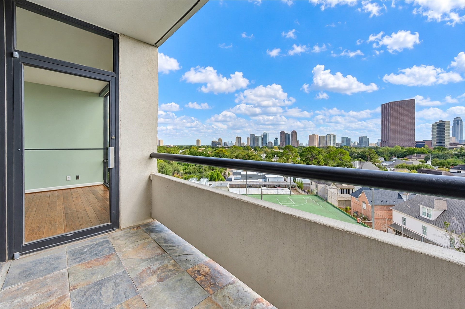 1111 Bering Drive, #706, Houston, TX 77057 Balcony by the bedrooms