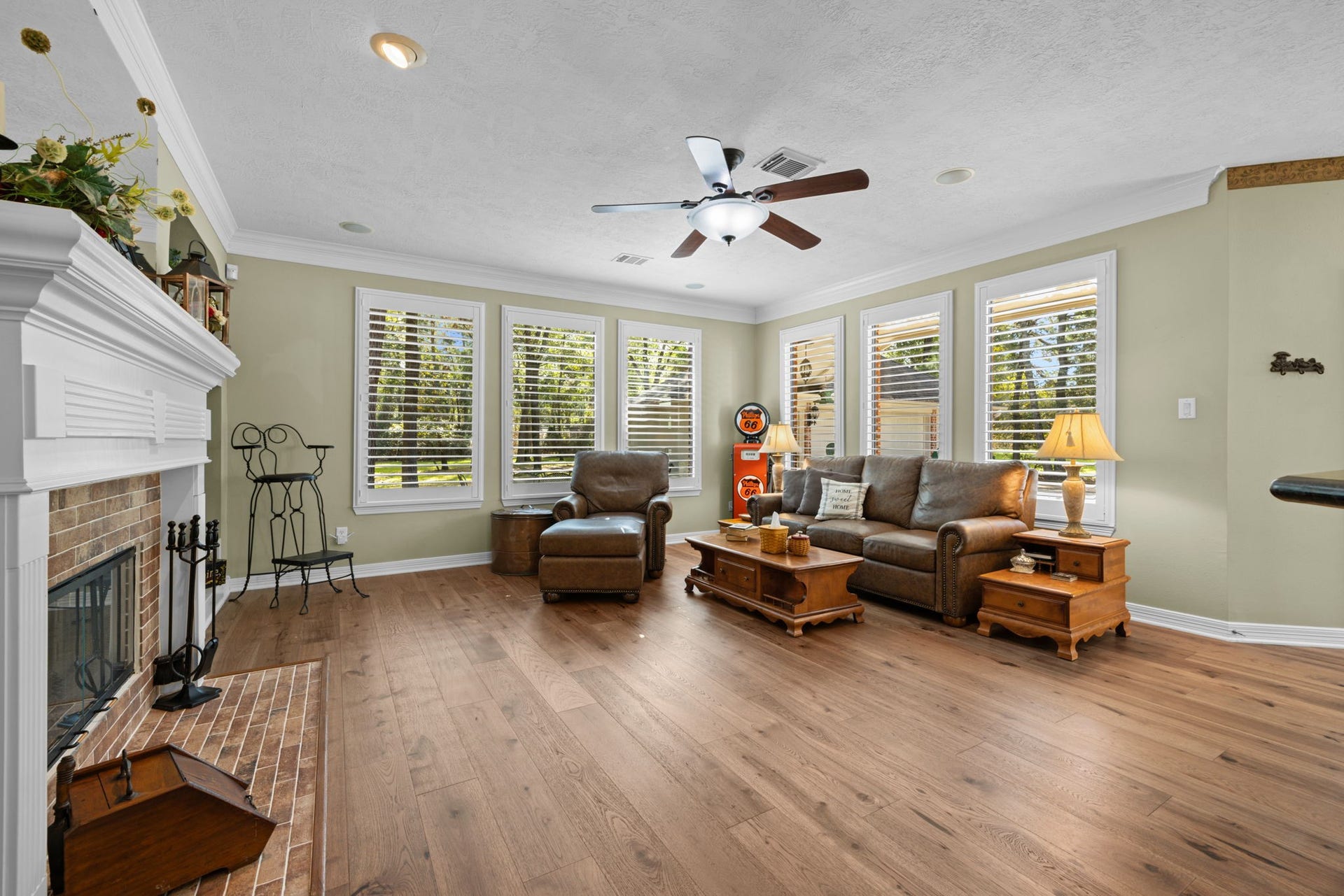 Spacious Family Room with tons of natural light