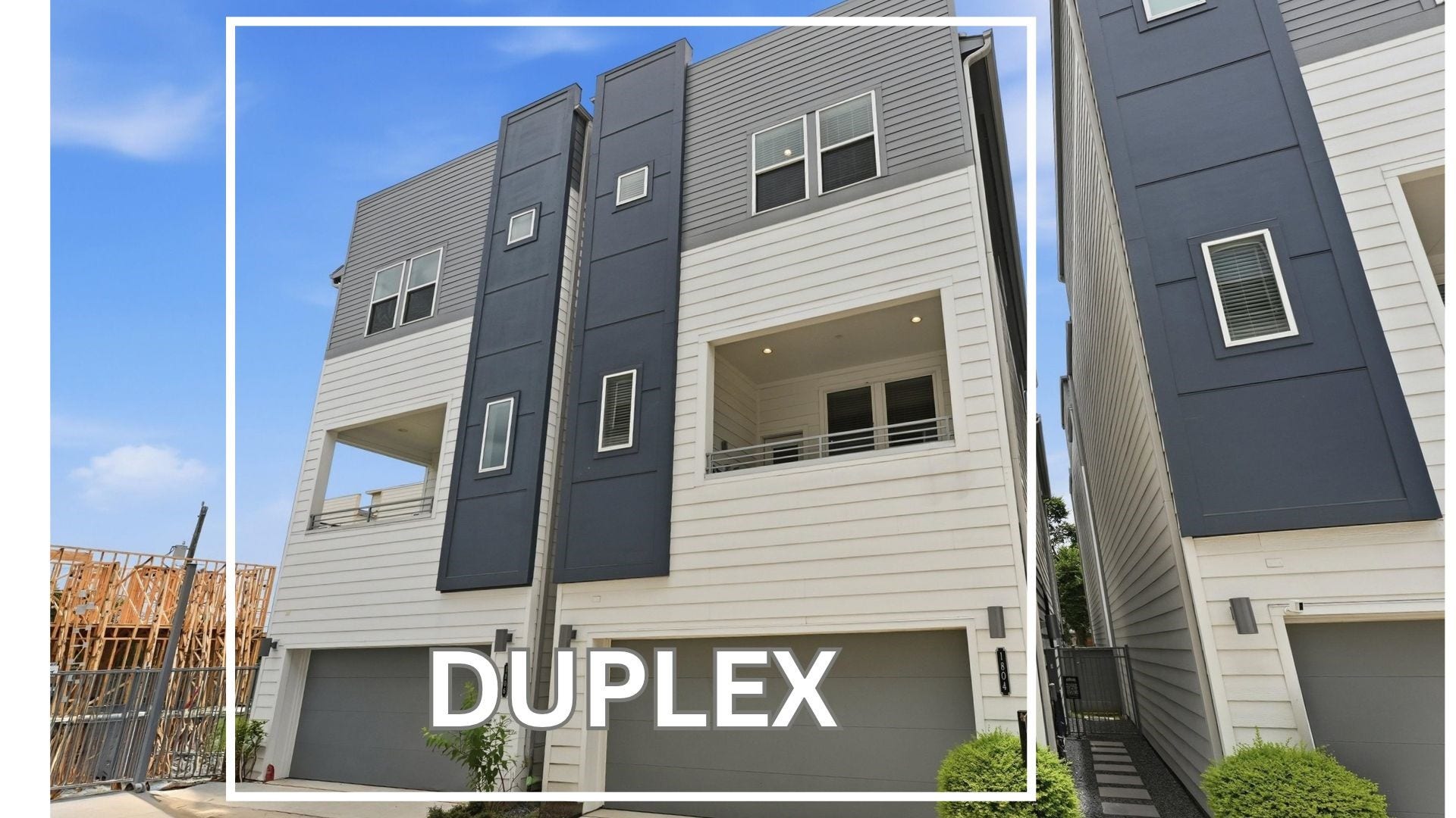 Modern elegance meets functionality in this striking duplex, featuring sleek lines and contemporary design, perfectly situated for urban living.