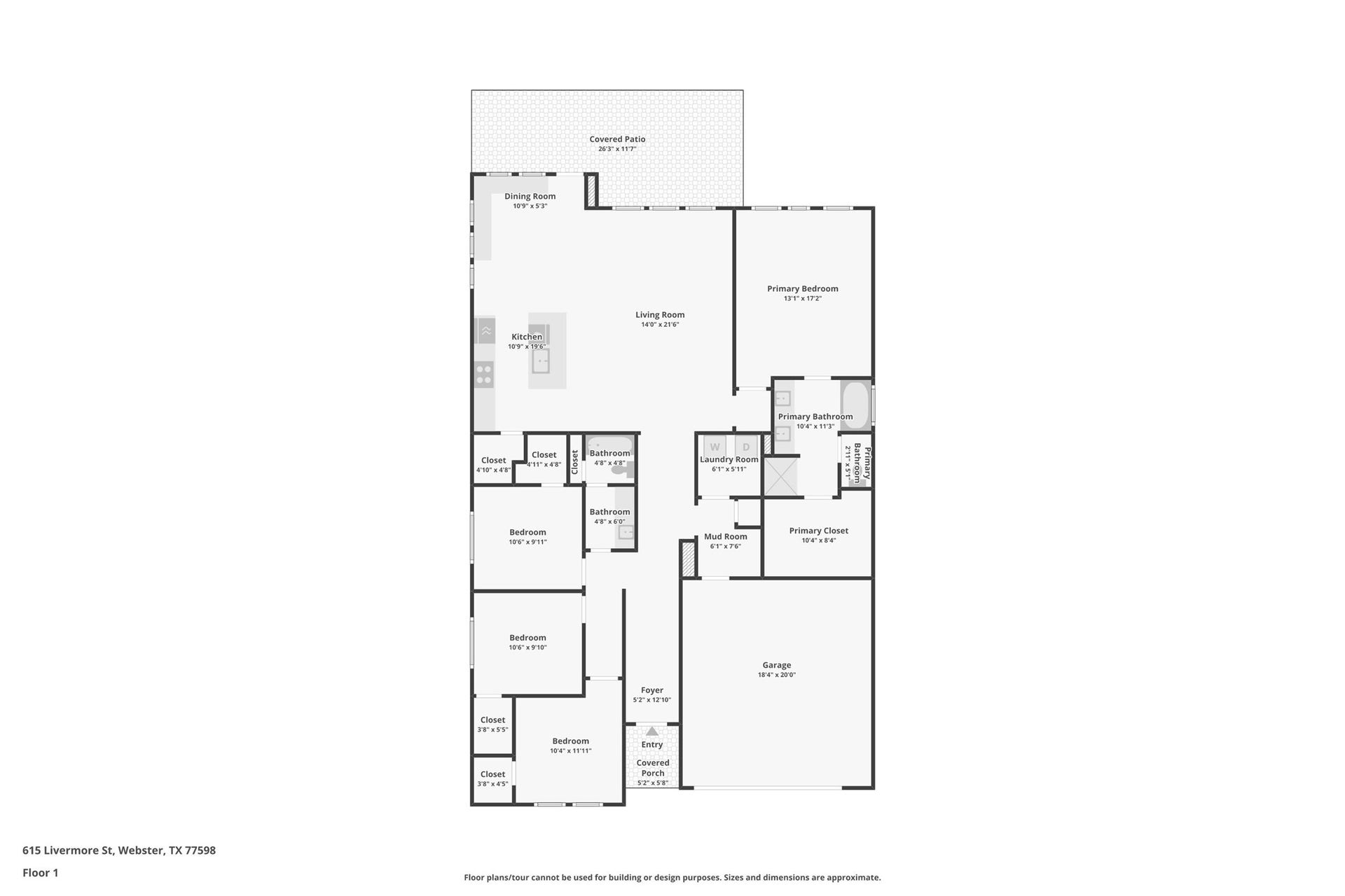 615 Livermore Street, Webster, TX 77598 615 Livermore Street, Webster, TX 77598