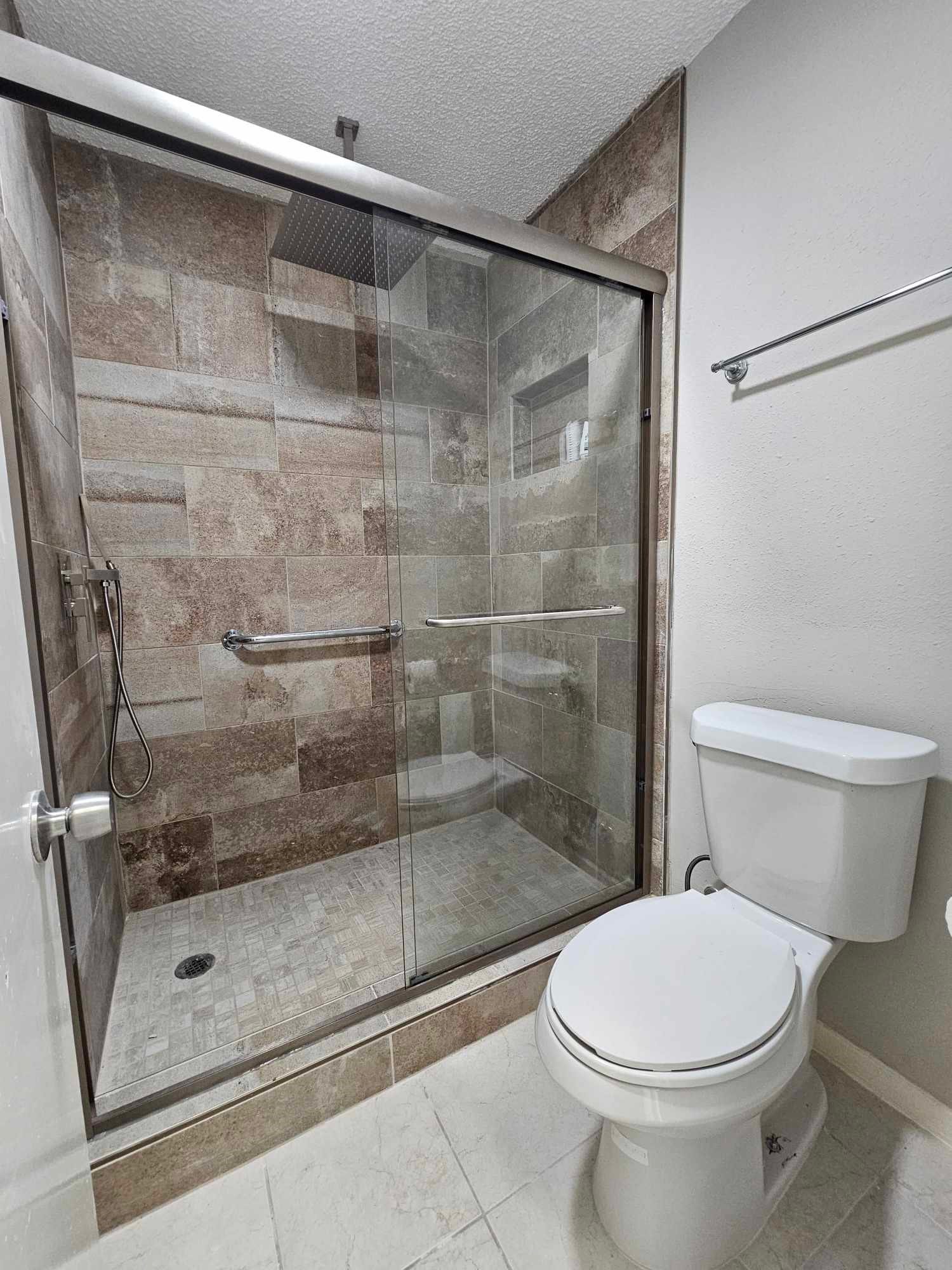 Just remodel primary bathroom walk-in shower