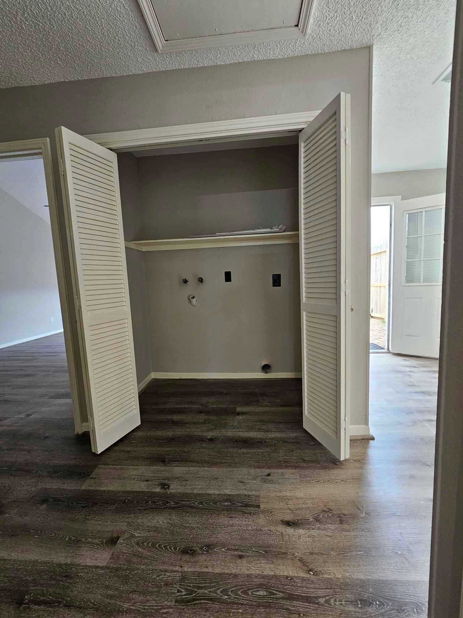 Utility room in house