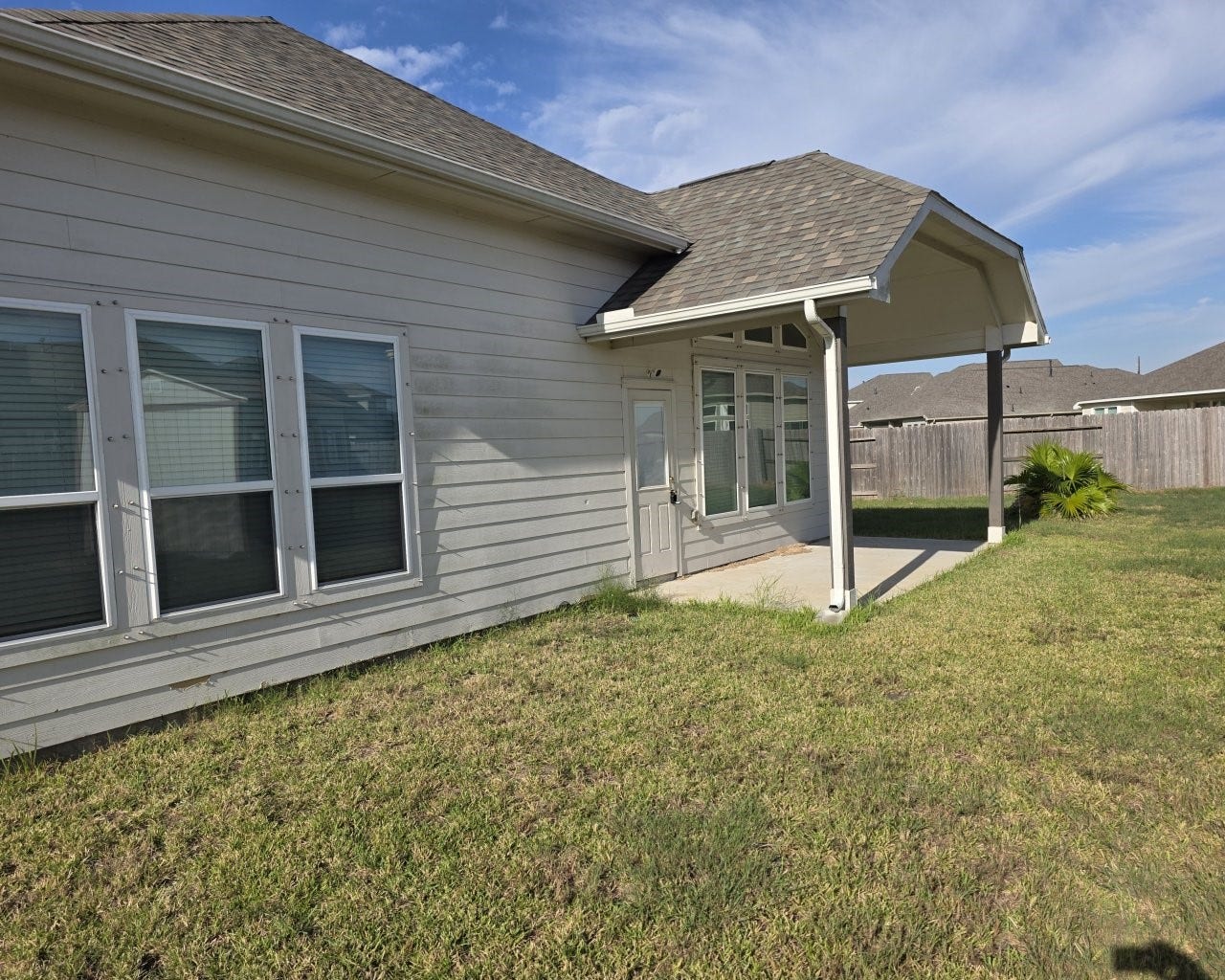 1621 Black Oak Drive, Rosharon, TX 77583 View of the back with a covered patio