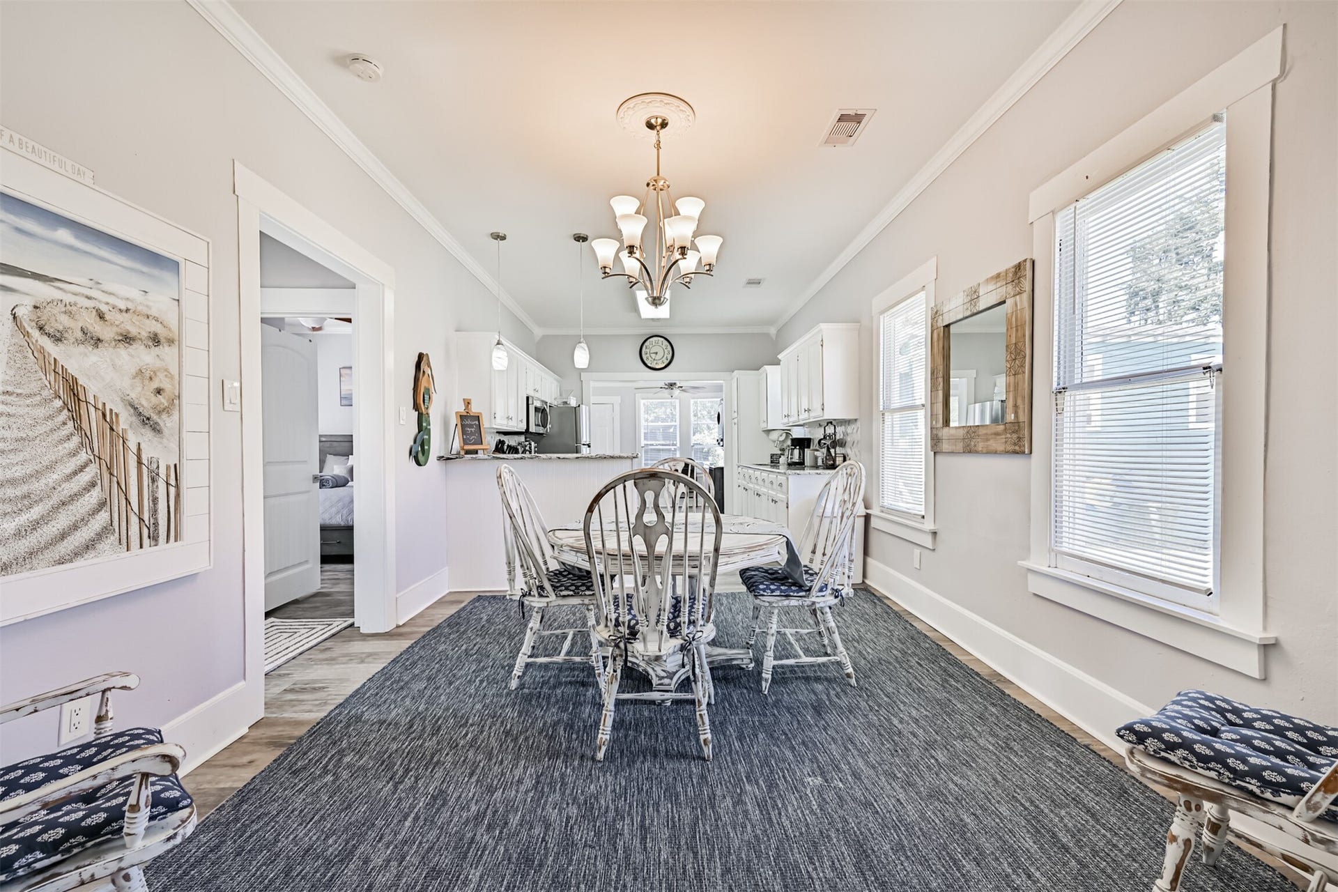 1419 39th Street, Galveston, TX 77550 Great Dining Room Area with Extra Space to Spare! A Nice Flow into the Kitchen Area!