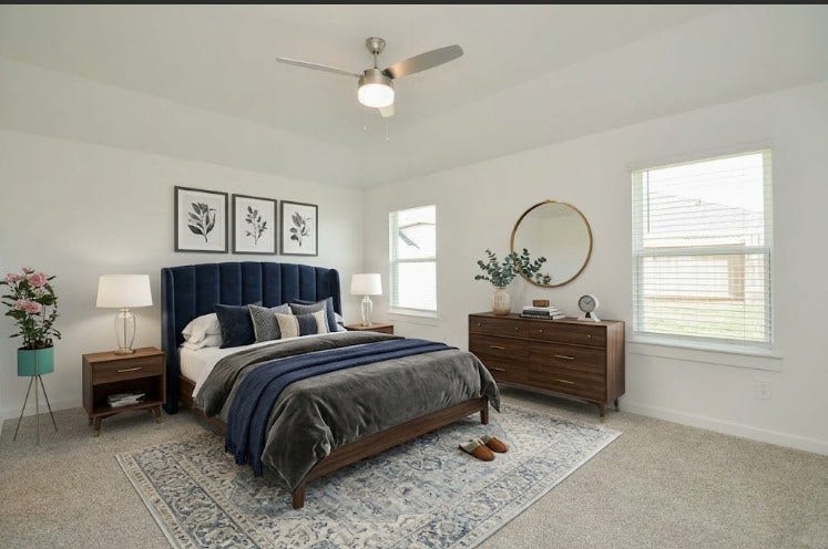 7814 Bel Fiore Drive, Richmond, TX 77406 Virtually staged Primary Bedroom