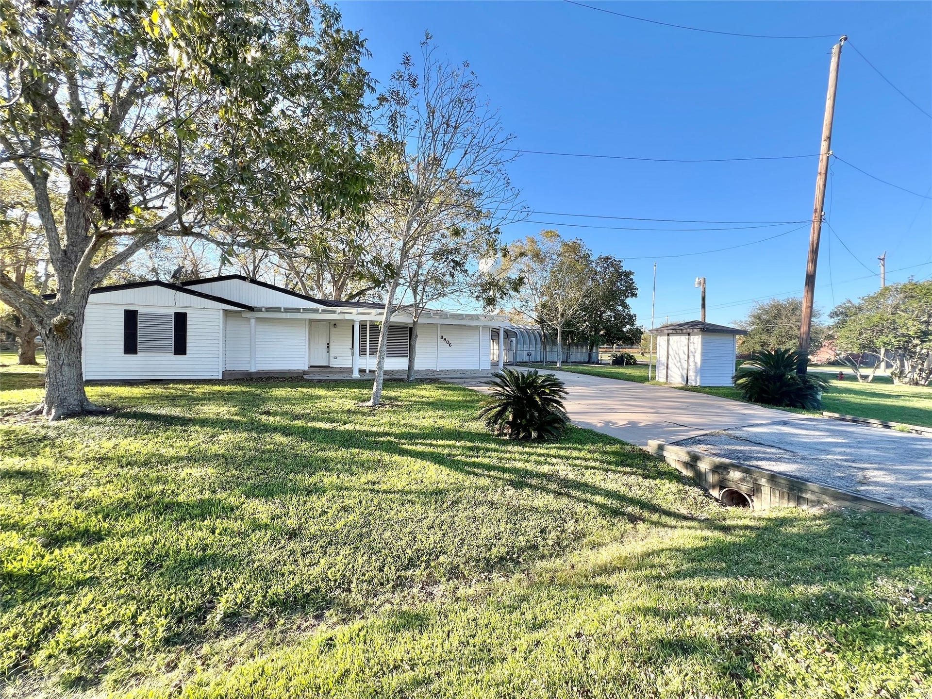 3806 Peck Street, Santa Fe, TX 77517 This impeccably remodeled home is just part of what is offered on this almost half acre lot!