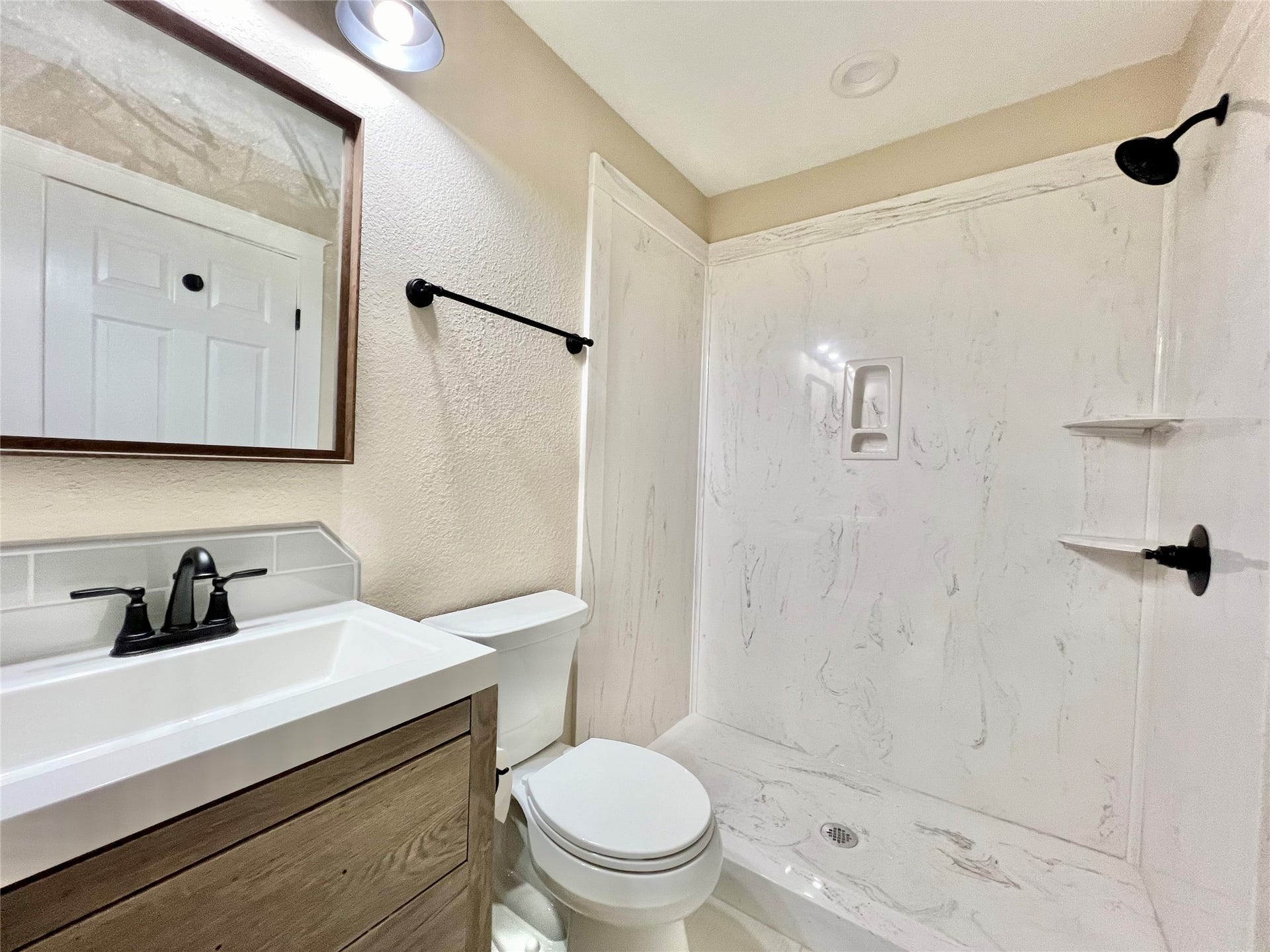 3806 Peck Street, Santa Fe, TX 77517 Primary Suite with Large Shower, LED Lighting, new everything as it was just added!