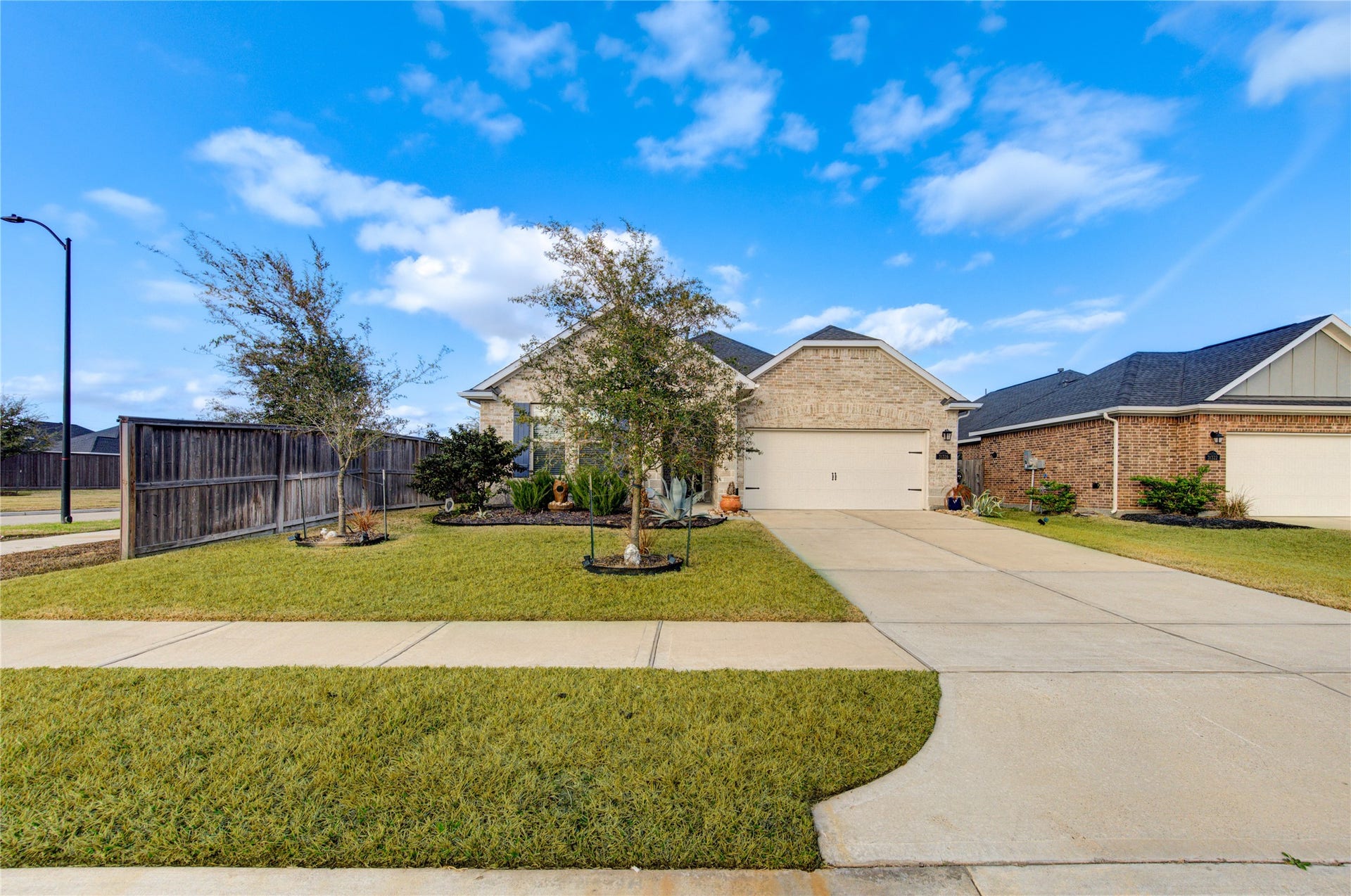 No side neighbor on one side, offering extra space and added privacy