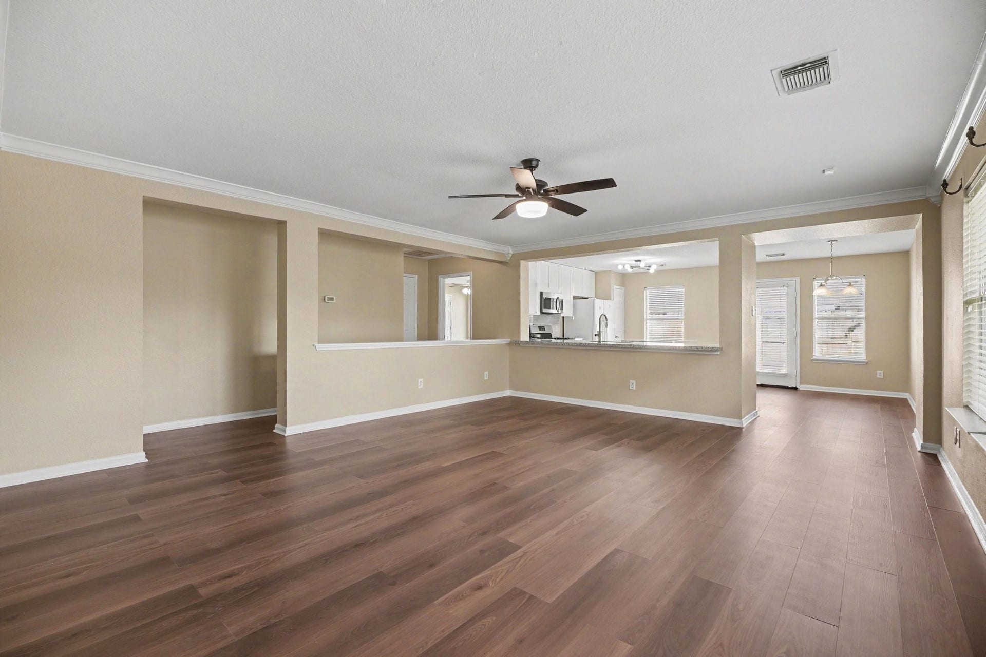 4750 Quiet Canyon Drive, Friendswood, TX 77546 Welcome Home! Brand new floors in living room, kitchen and hallways!