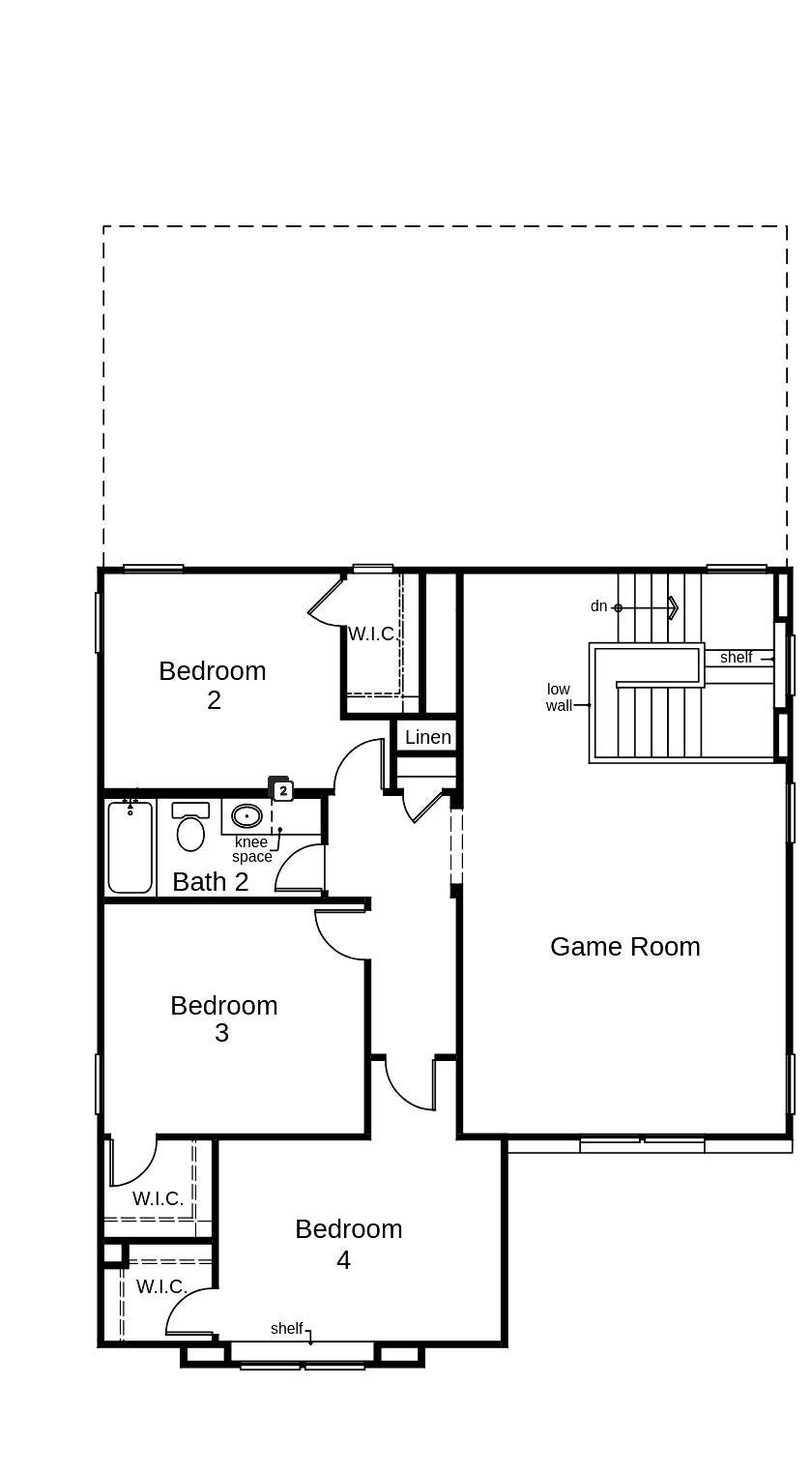 2019 Ardani Lane, Fresno, TX 77545 This floor plan features 4 bedrooms, 2.5 bathrooms, and over 2,500 square feet of living space.