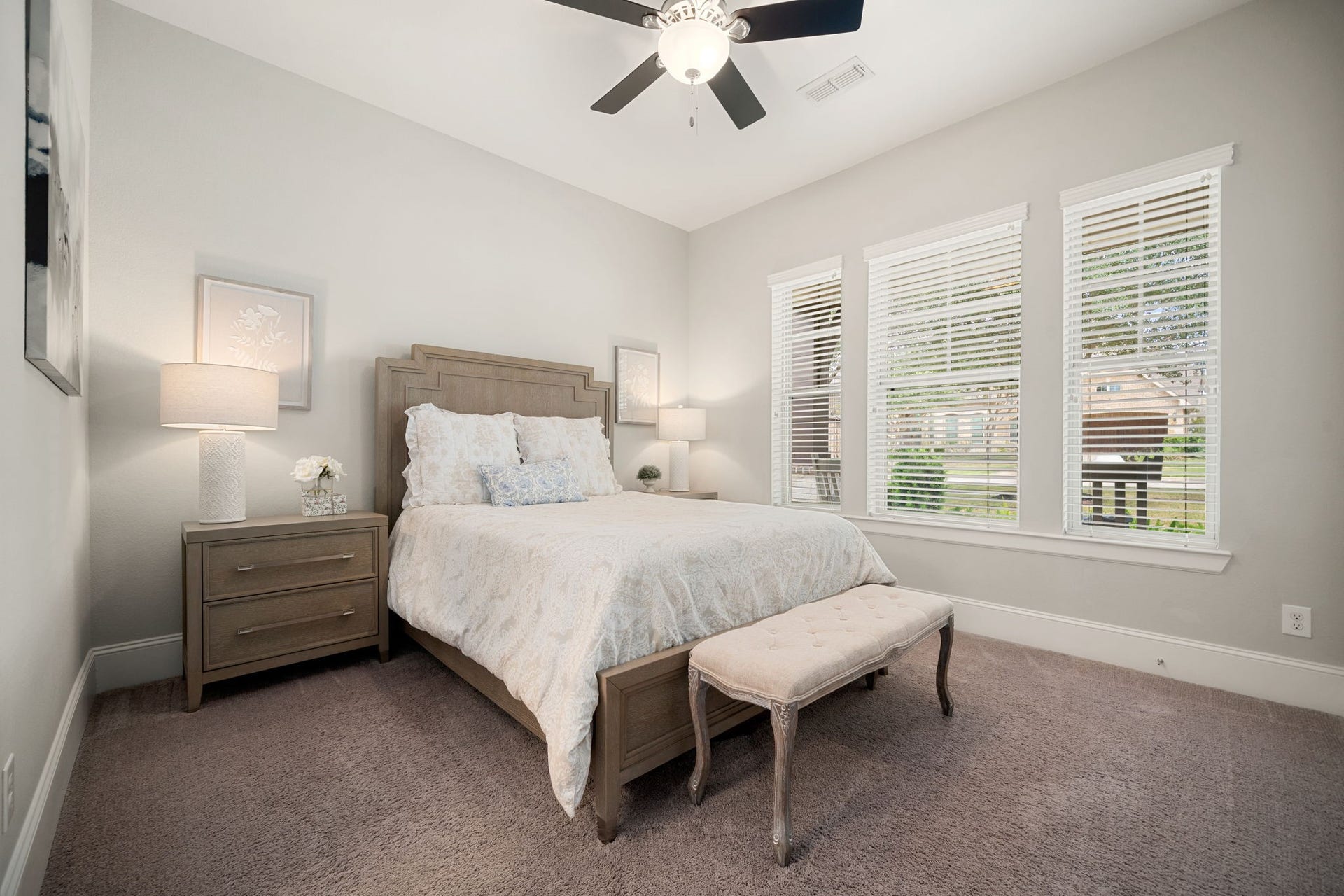 30907 Shady Oak Drive, Fulshear, TX 77441 Guest bedroom with full bath downstiars